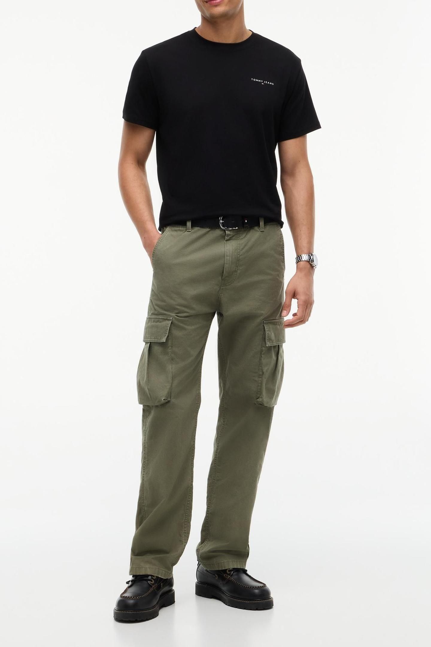 TJM SLIM LINEAR TEE BLACK 7