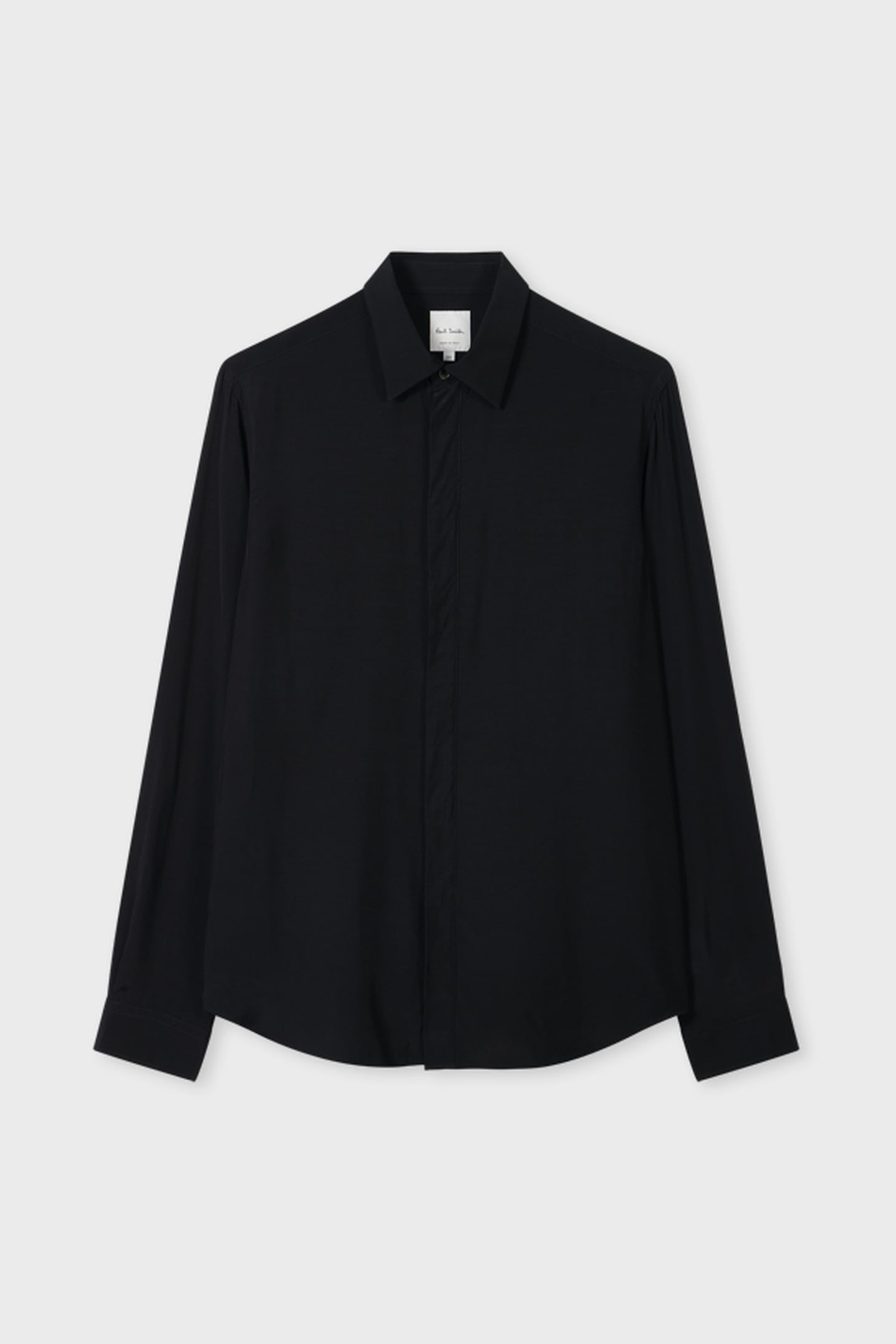 MENS S/C SLIM FIT SHIRT BLACK 4