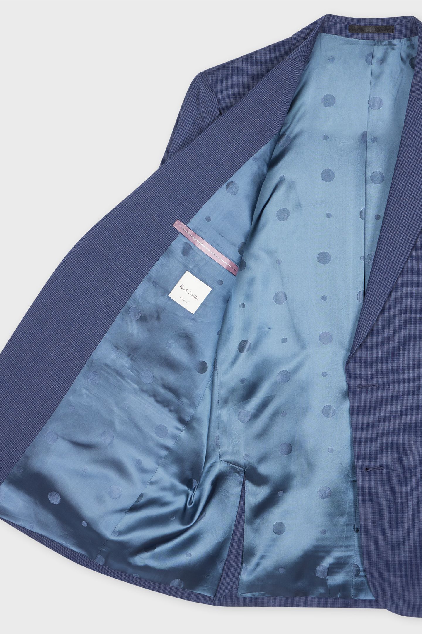 MENS TAILORED FIT 2 BUTTON SUIT INKY BLUE 6