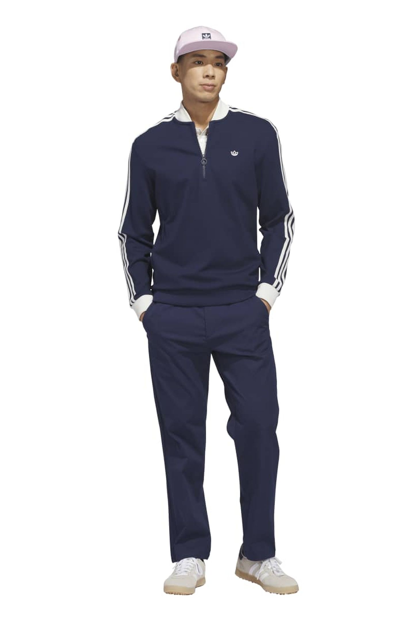 UNISEX F 3 STR 1/4 ZIP NIGHT INDIGO 3