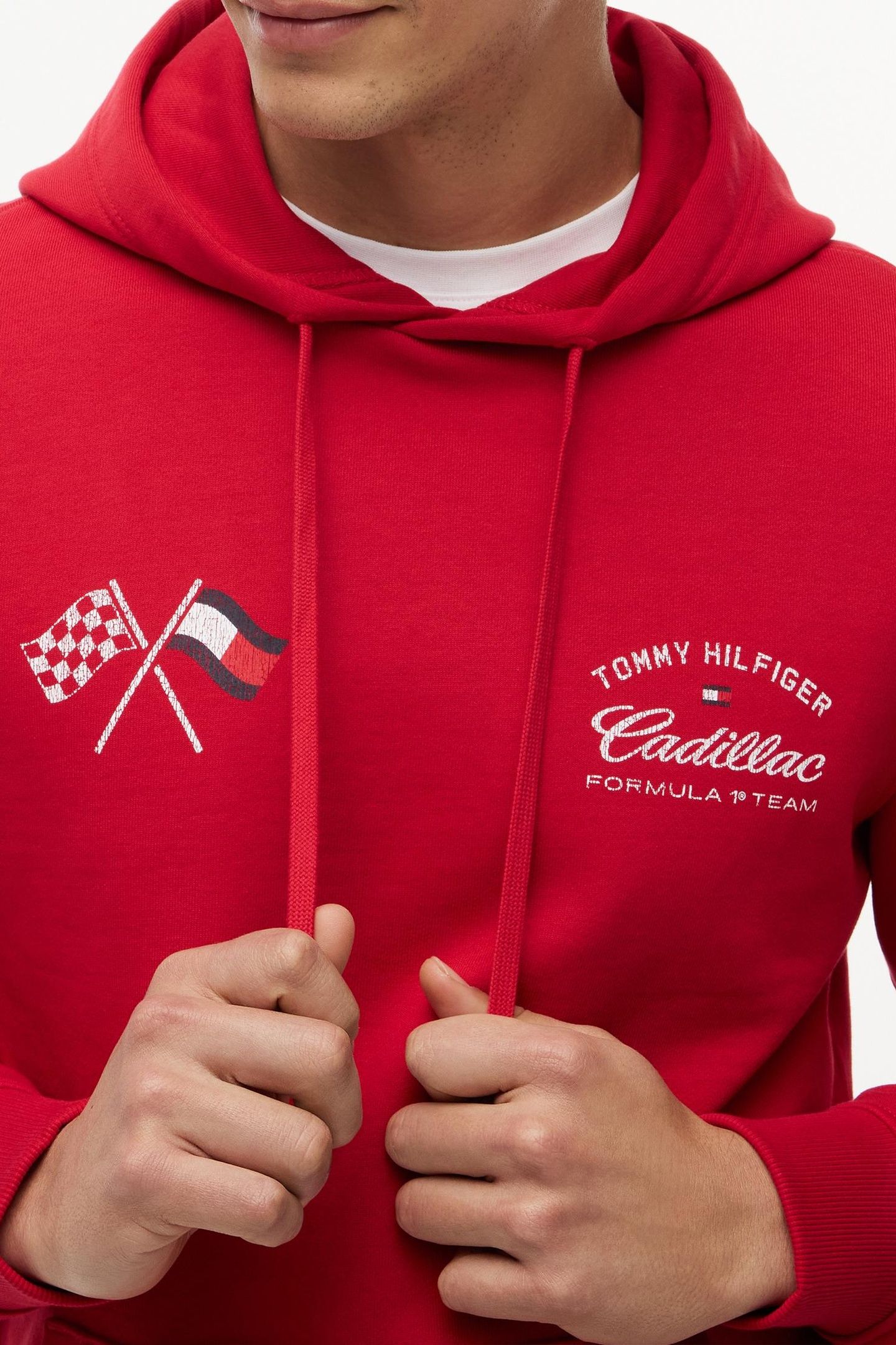 UNISEX TH X CF1 VARSITY GRAPHIC RED 5