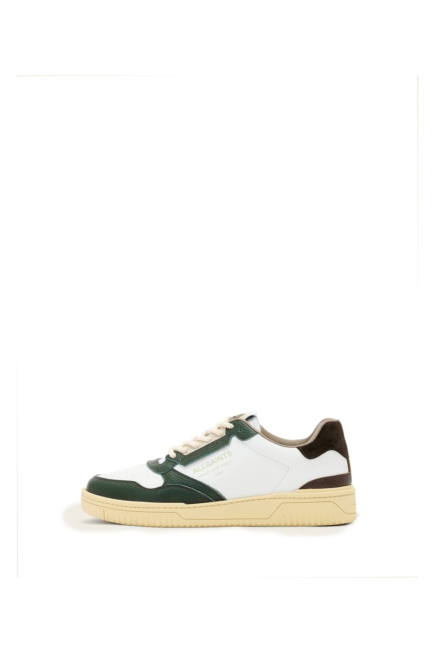 REGAN LOW TOP CHALK WHITE/GREEN 1