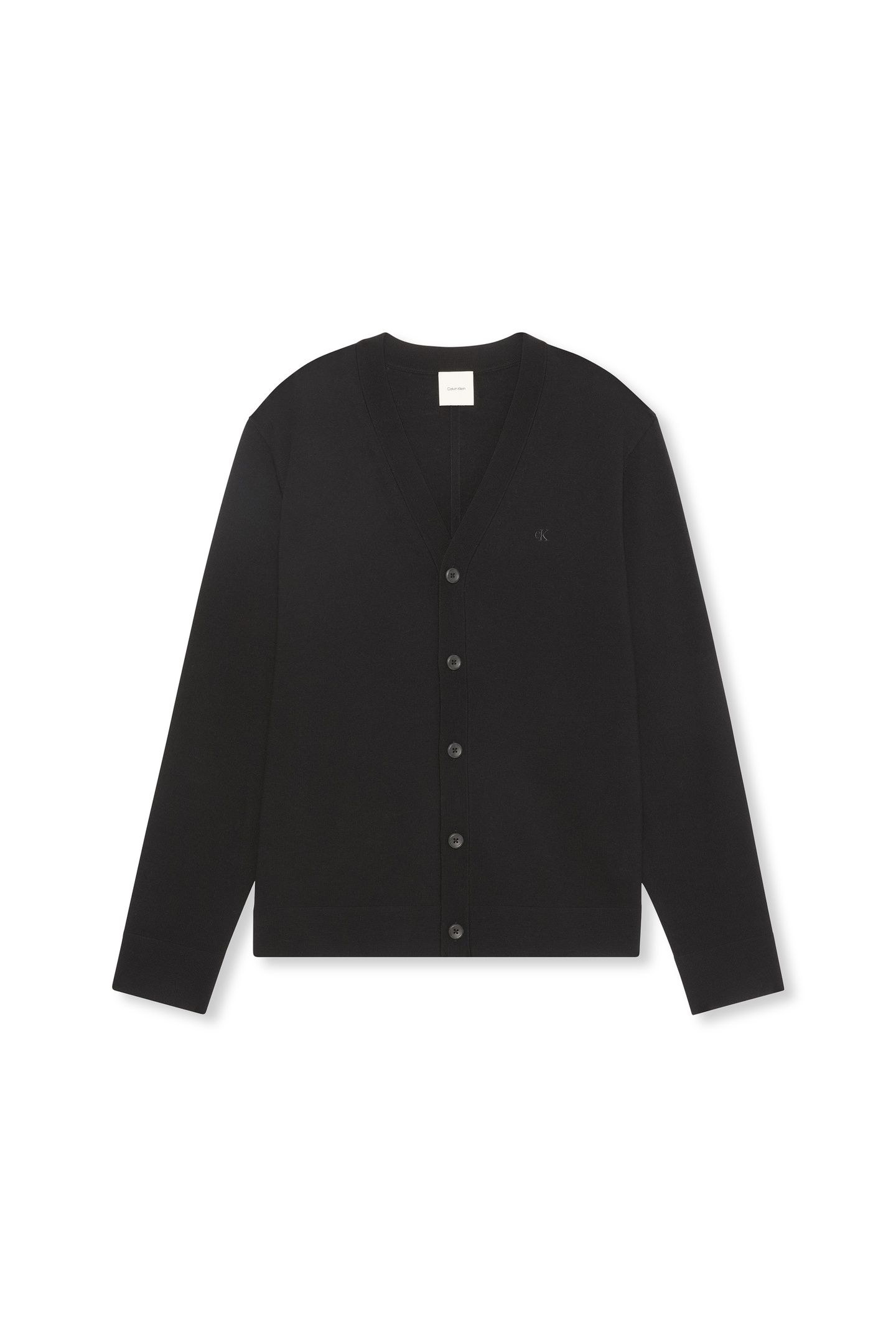 LS 100% MERINO CARDIGAN BLACK 4