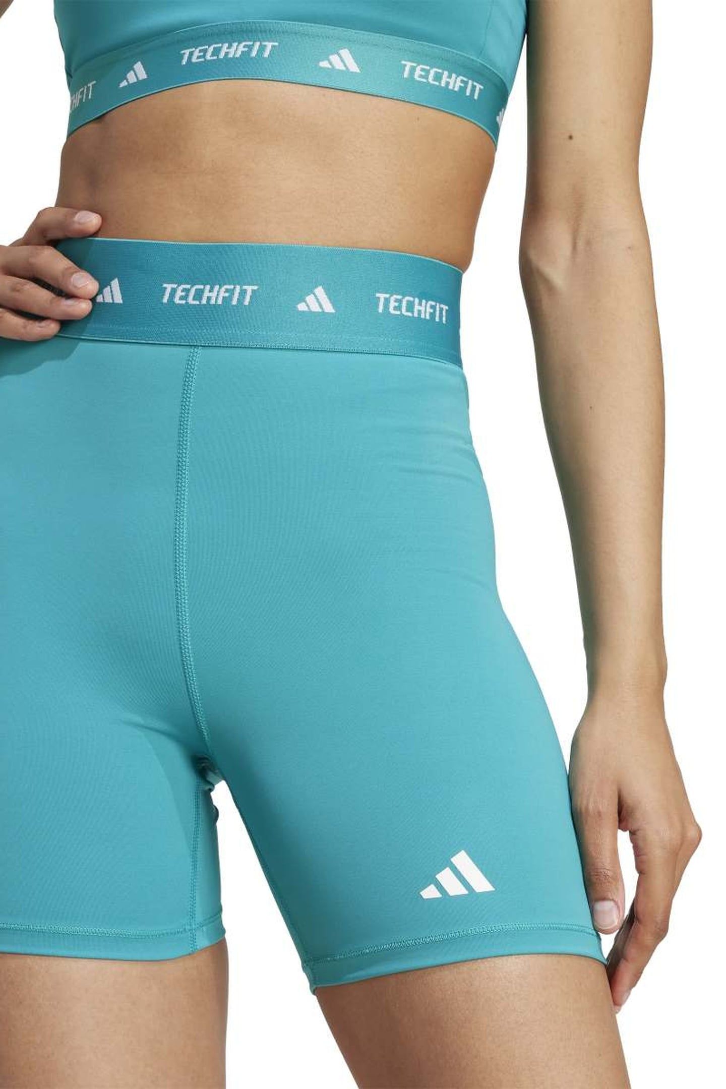 TF SHORT LEGGINGS PURE TEAL 4