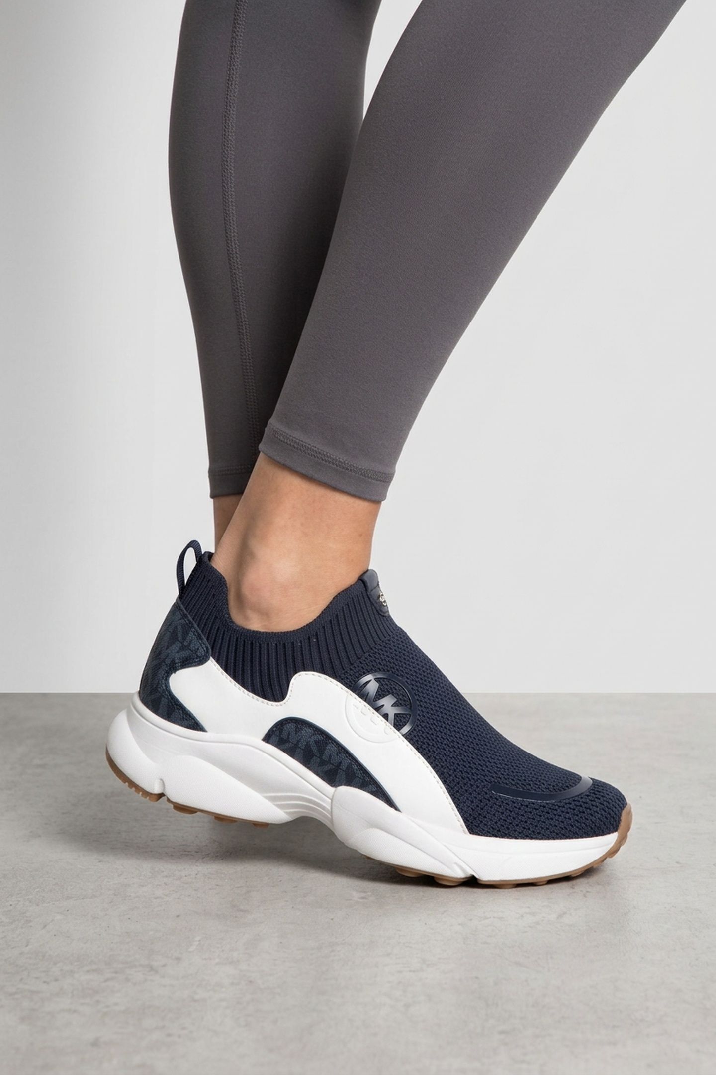 SAMI KNIT TRAINER DRESS BLUES 1