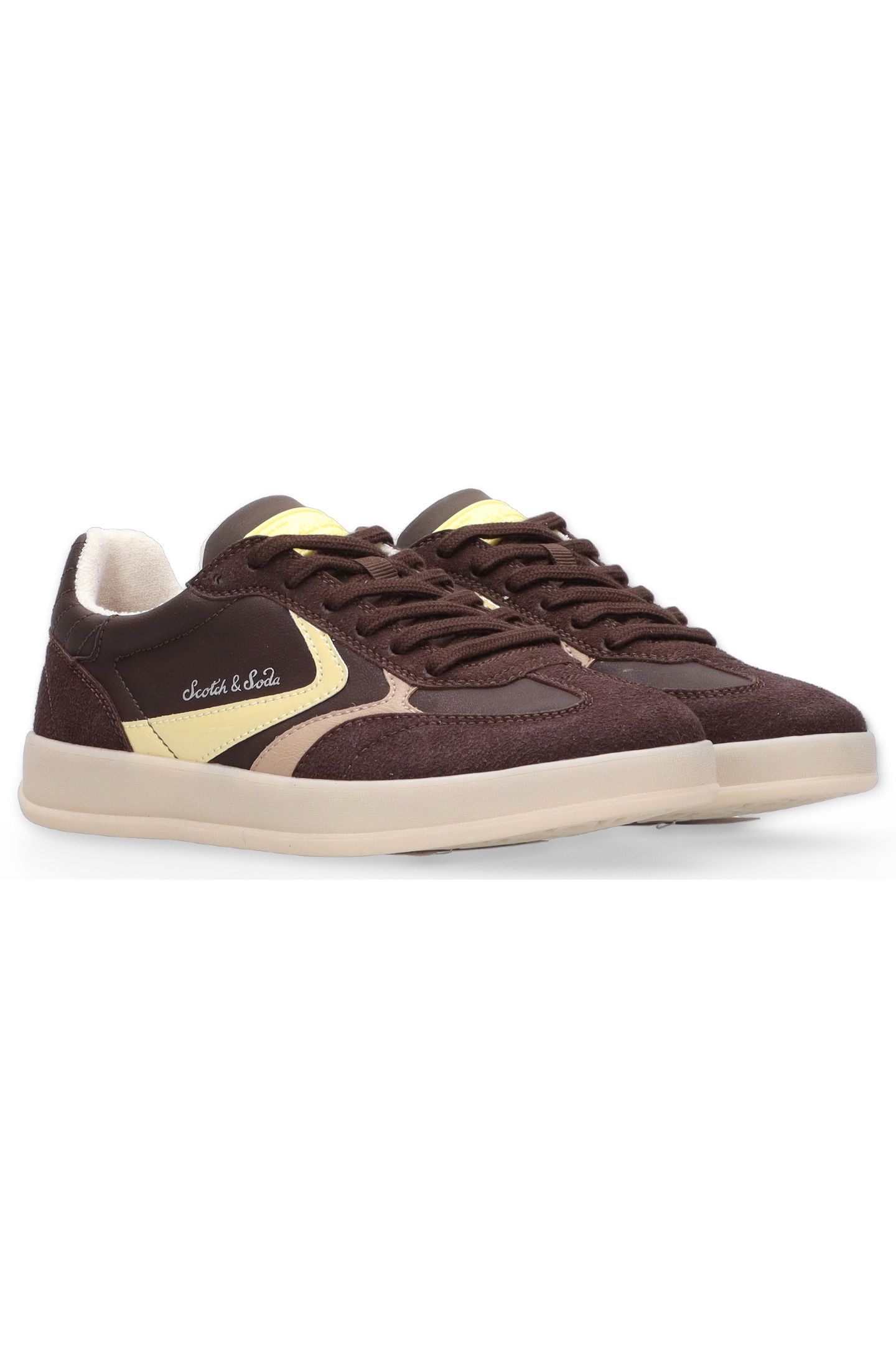 VICKY SNEAKERS DARK-BROWN MULTI 2