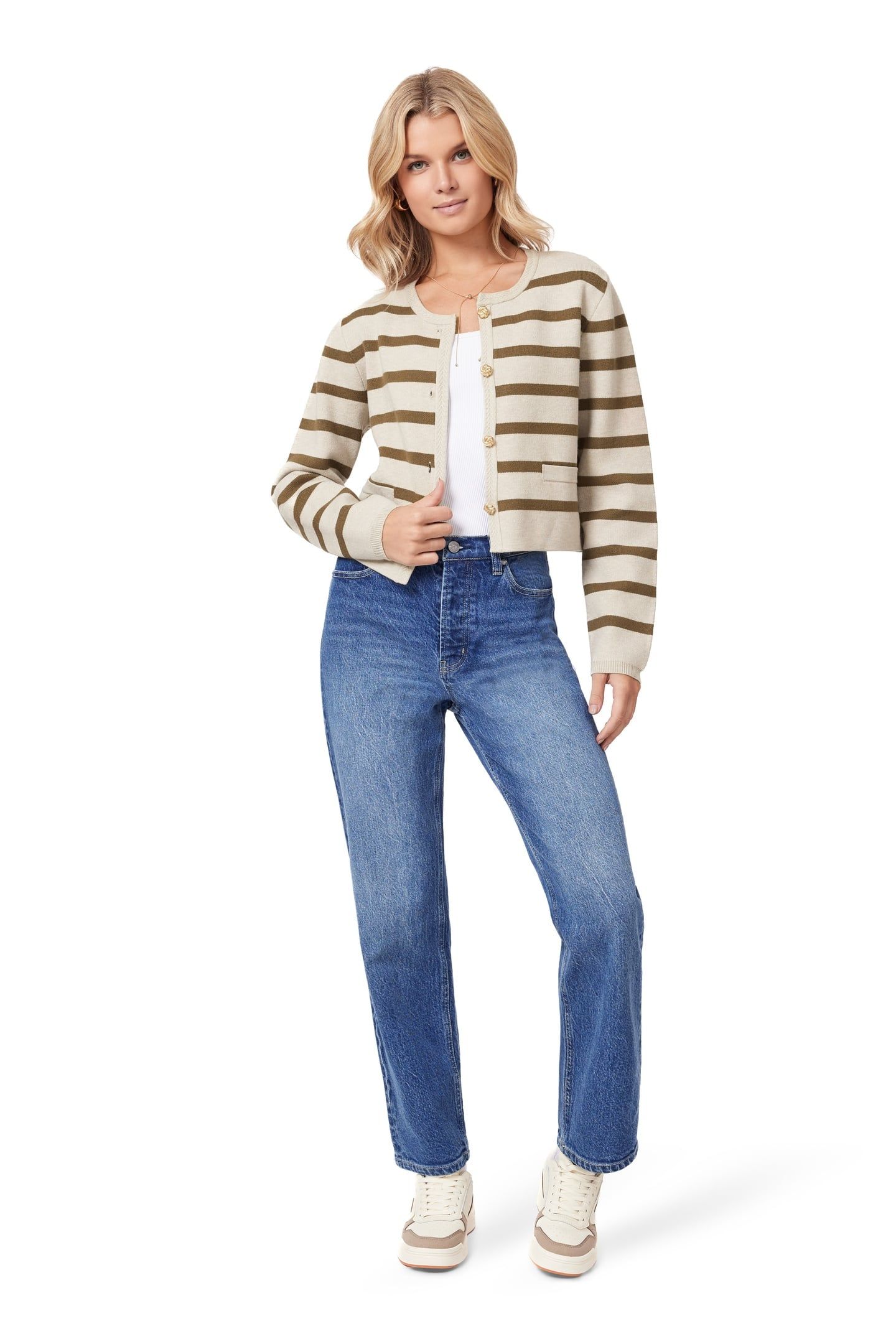 SWEATER OATMEAL HEATHER/OLIVE 3