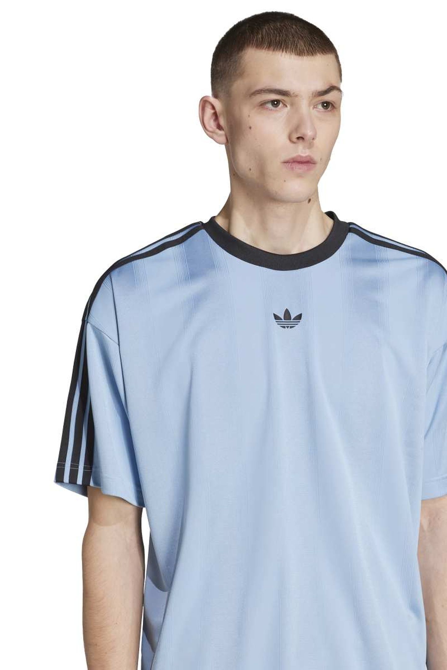 UNISEX JACQUARD JERSEY ASH BLUE 6