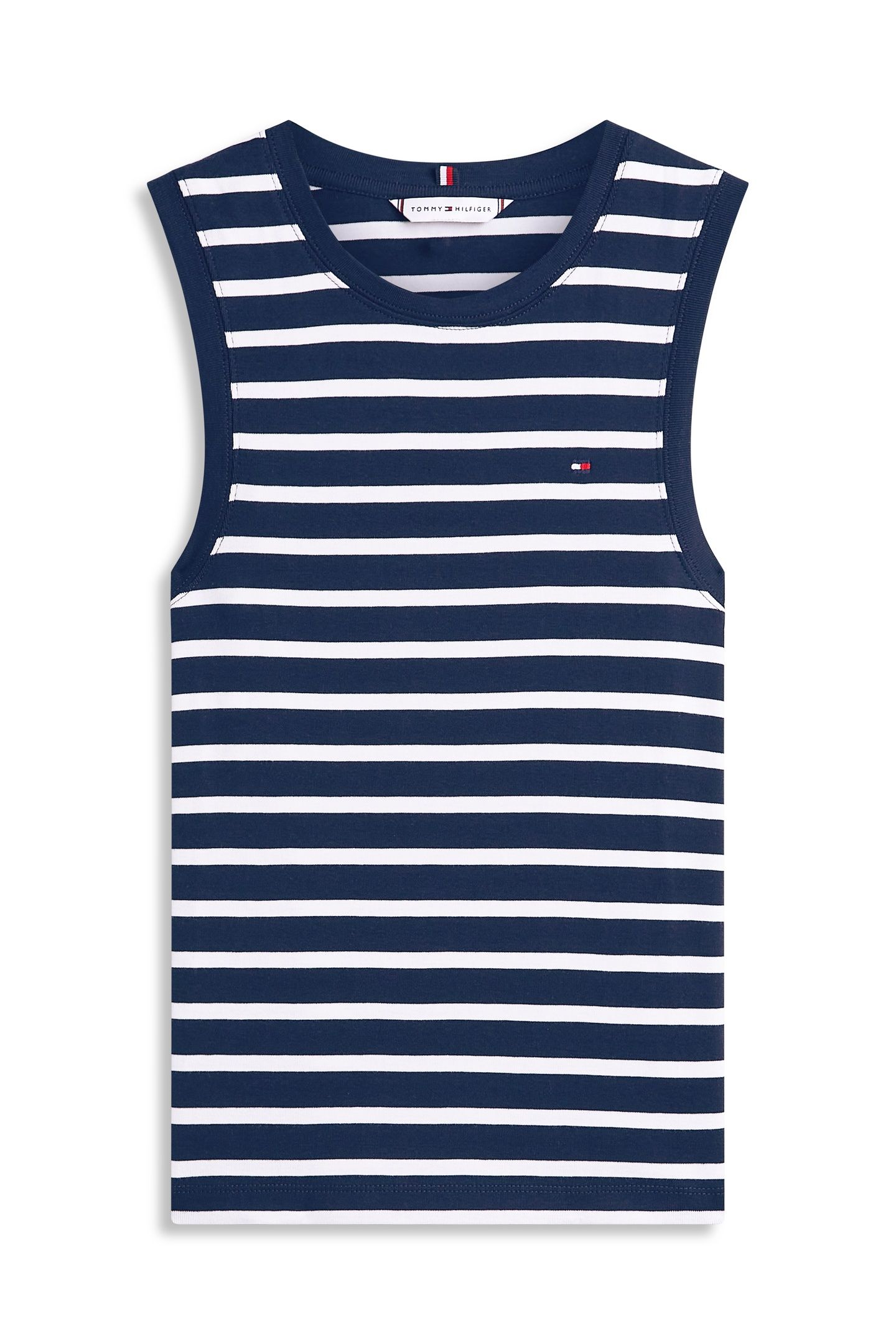 SLIM CODY C-NECK TANK BRETON STRIPE DARK NIGHT/ECRU 3