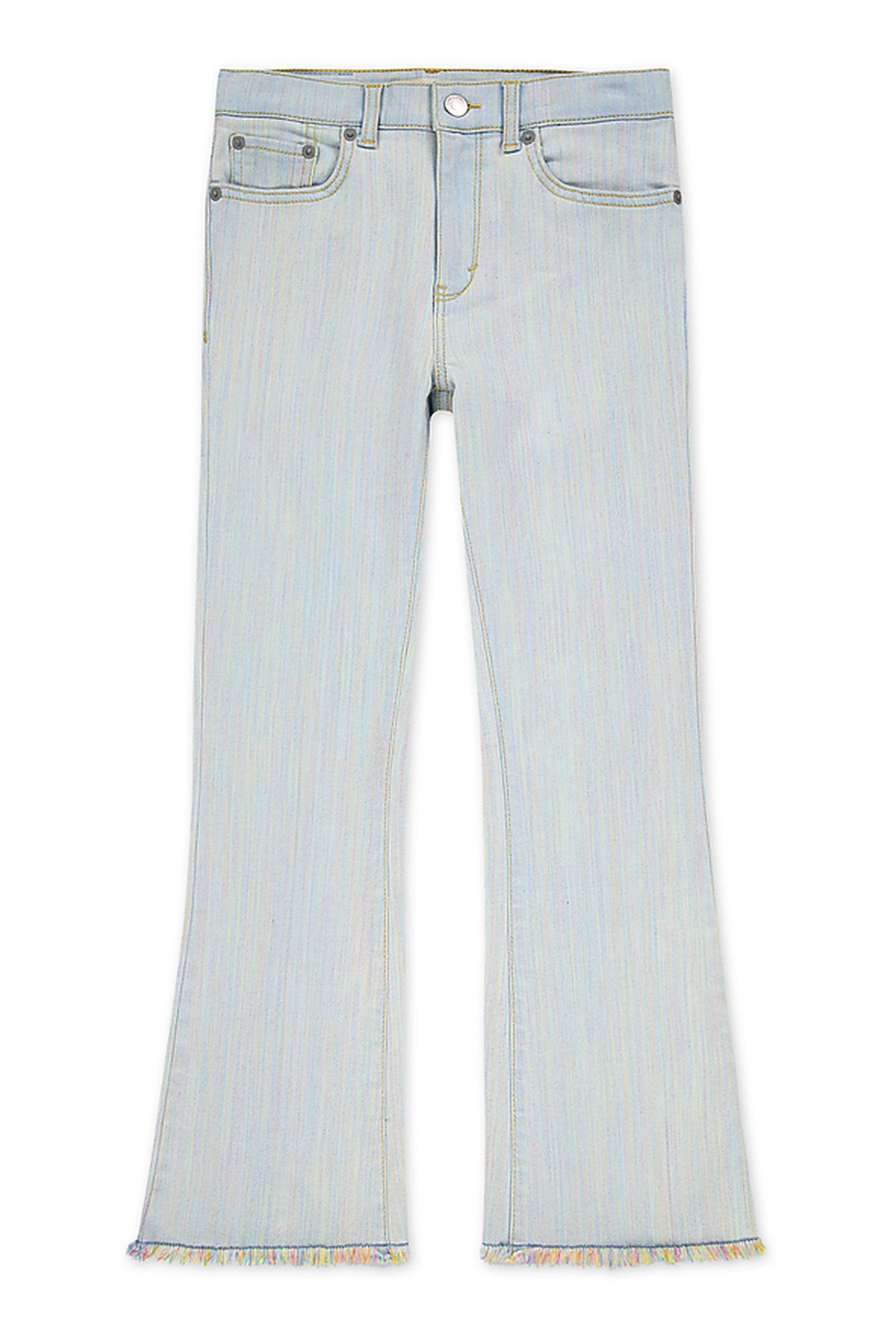 GIRLS RAINBOW STRIPE FLARE OVER THE RAINBOW 1