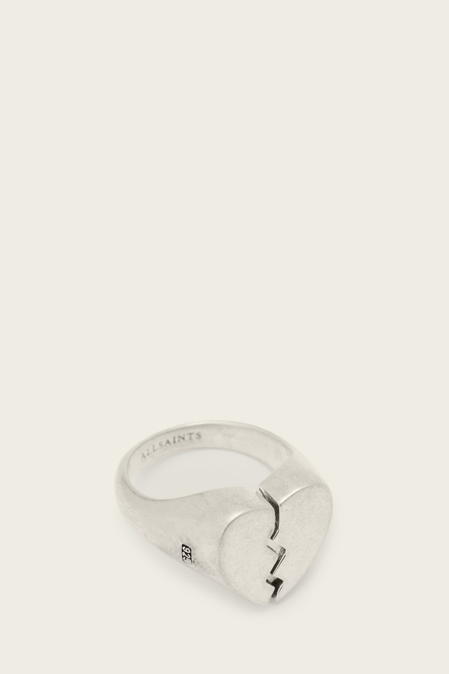 BROKEN HEART RING SILVER 3
