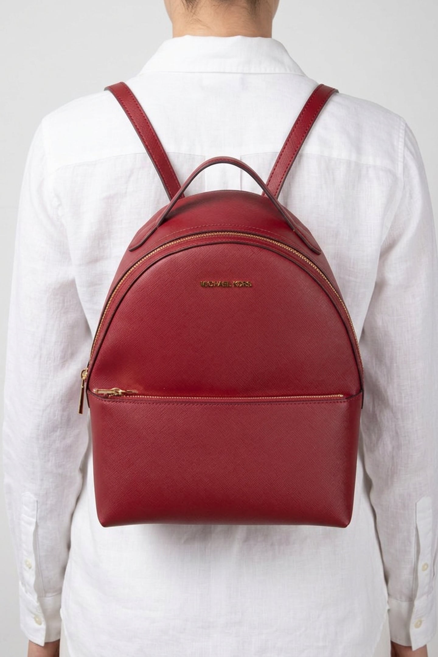 MEDIUM FRONT POCKET BACKPACK CHERRY 3