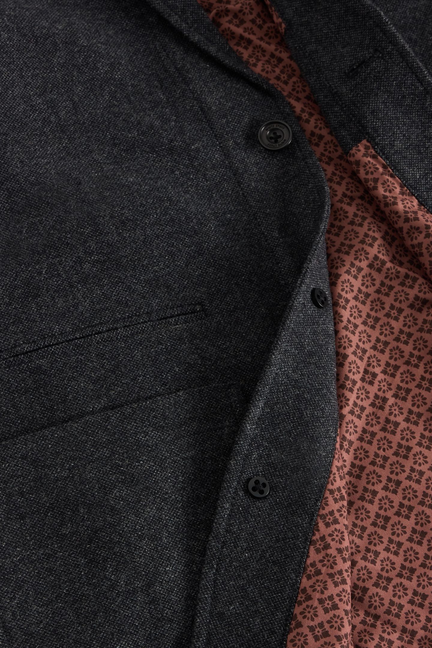 MCKAY WOOL BLAZER CHARCOAL GREY 5