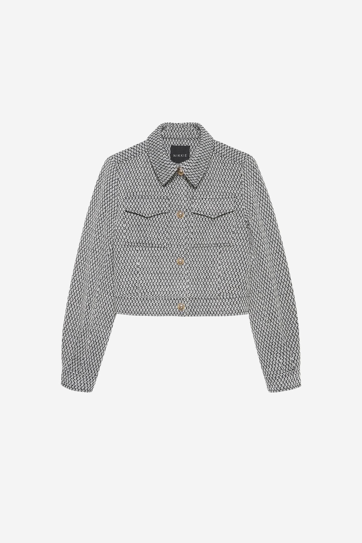 ENON JACKET BLACK/WHITE 2