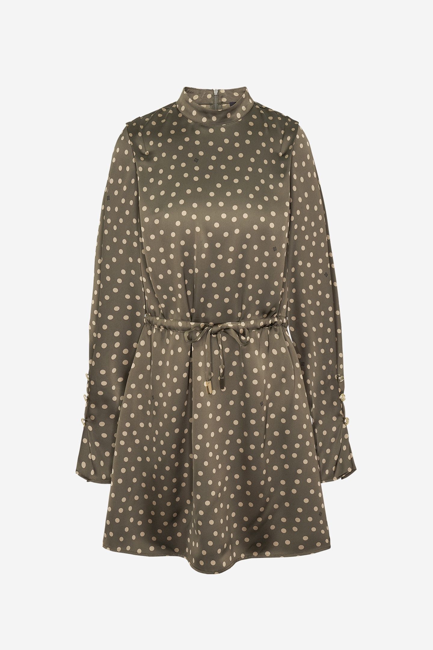 HINDIRA DRESS ARMY BROWN 2