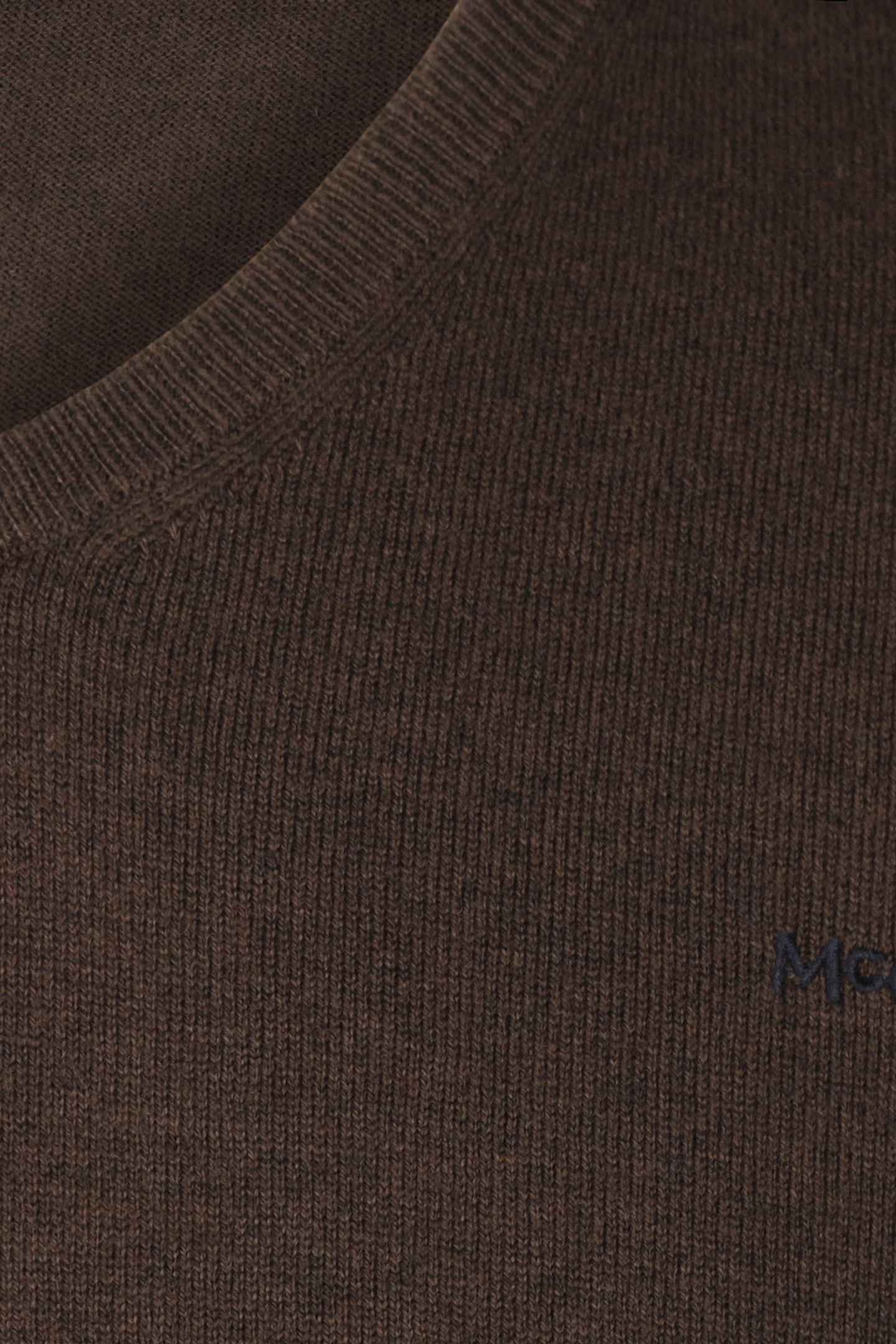 V-NECK SWEATER CHOCOLATE BROWN 3