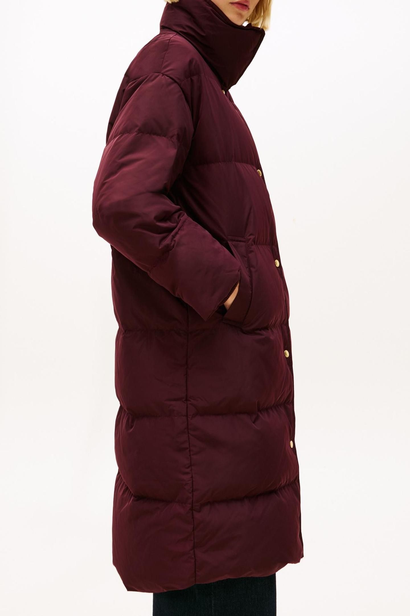 CREST MW DOWN REG COAT DEEP BURGUNDY 3