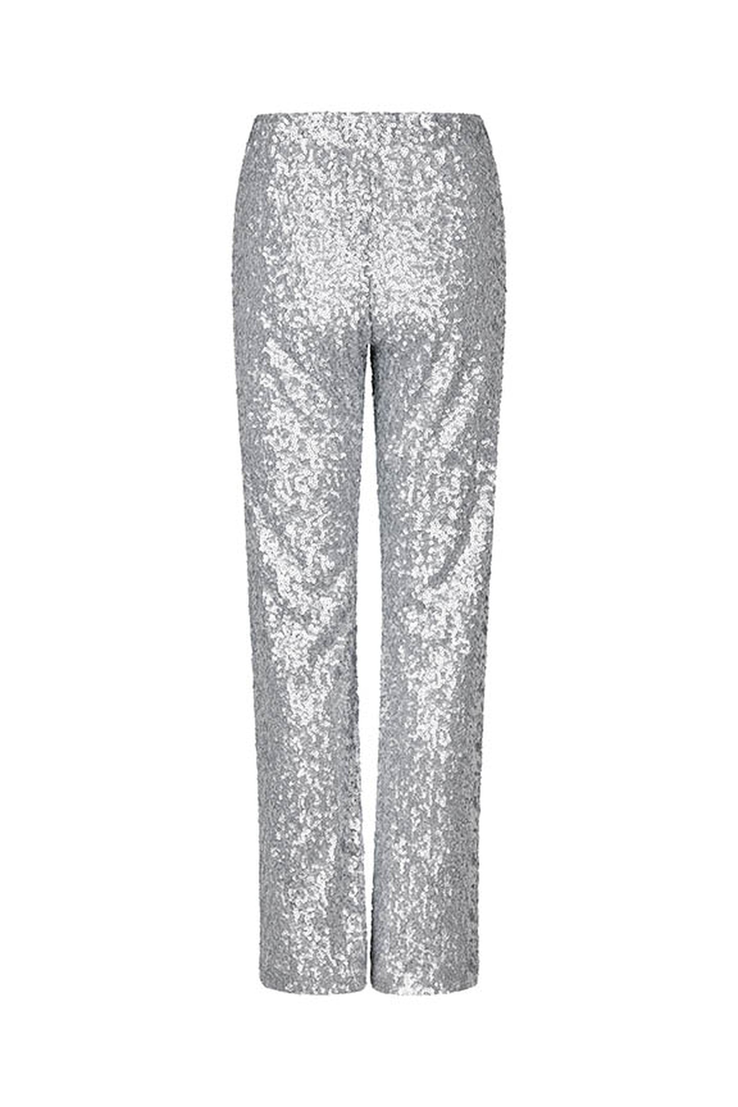 ELASTICATED STRAIGHT LONG PANTS STEEL GREY 4