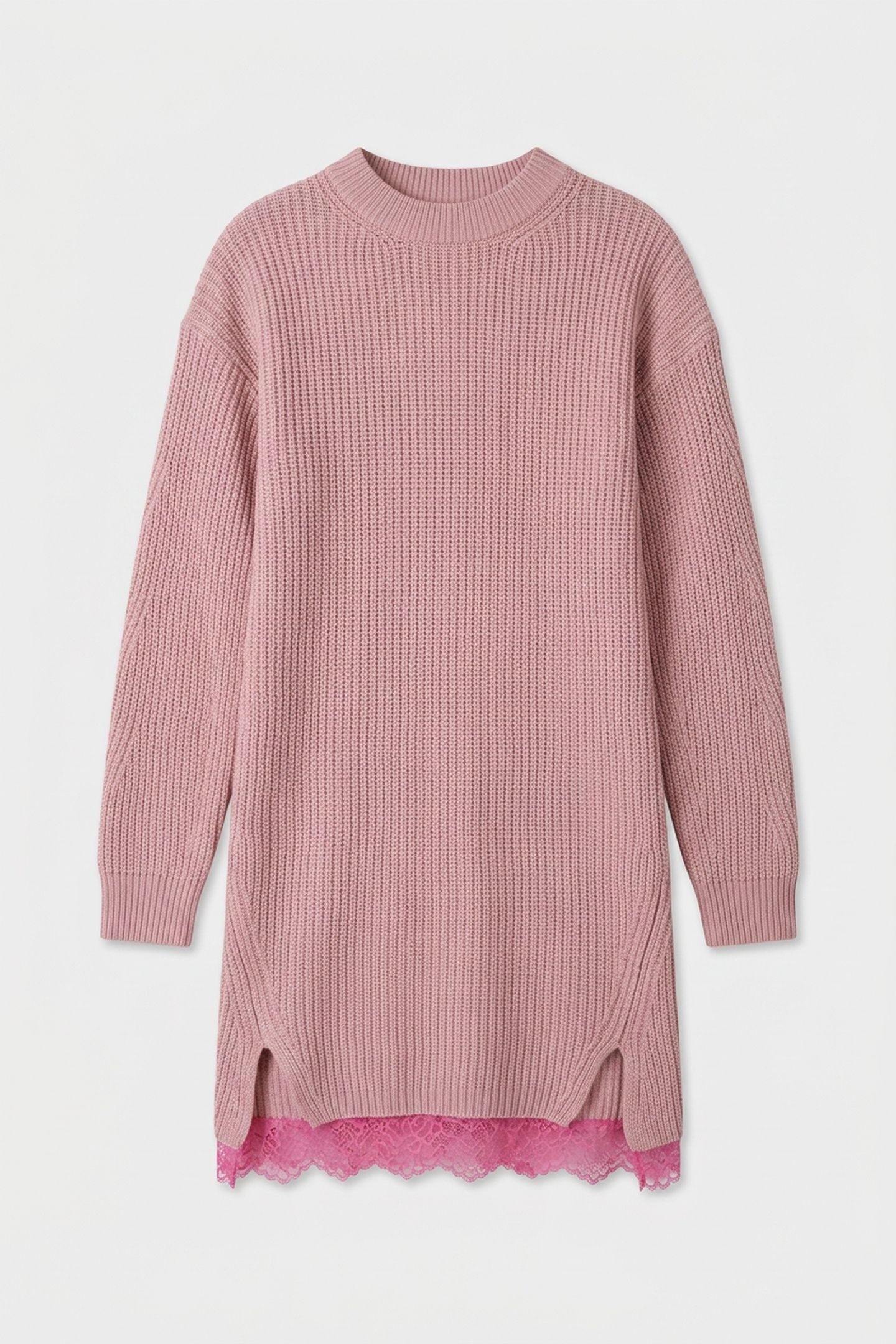 KNIT DRESS PINK 3