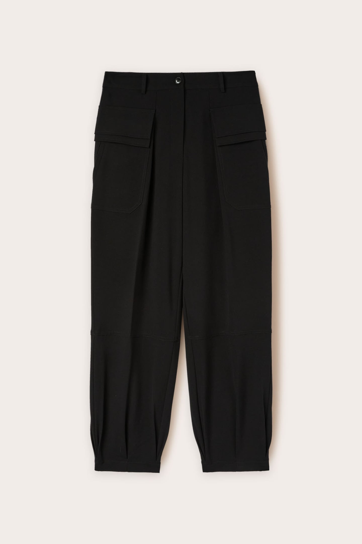 FLUID FABRIC CARGO PANTS BLACK 3