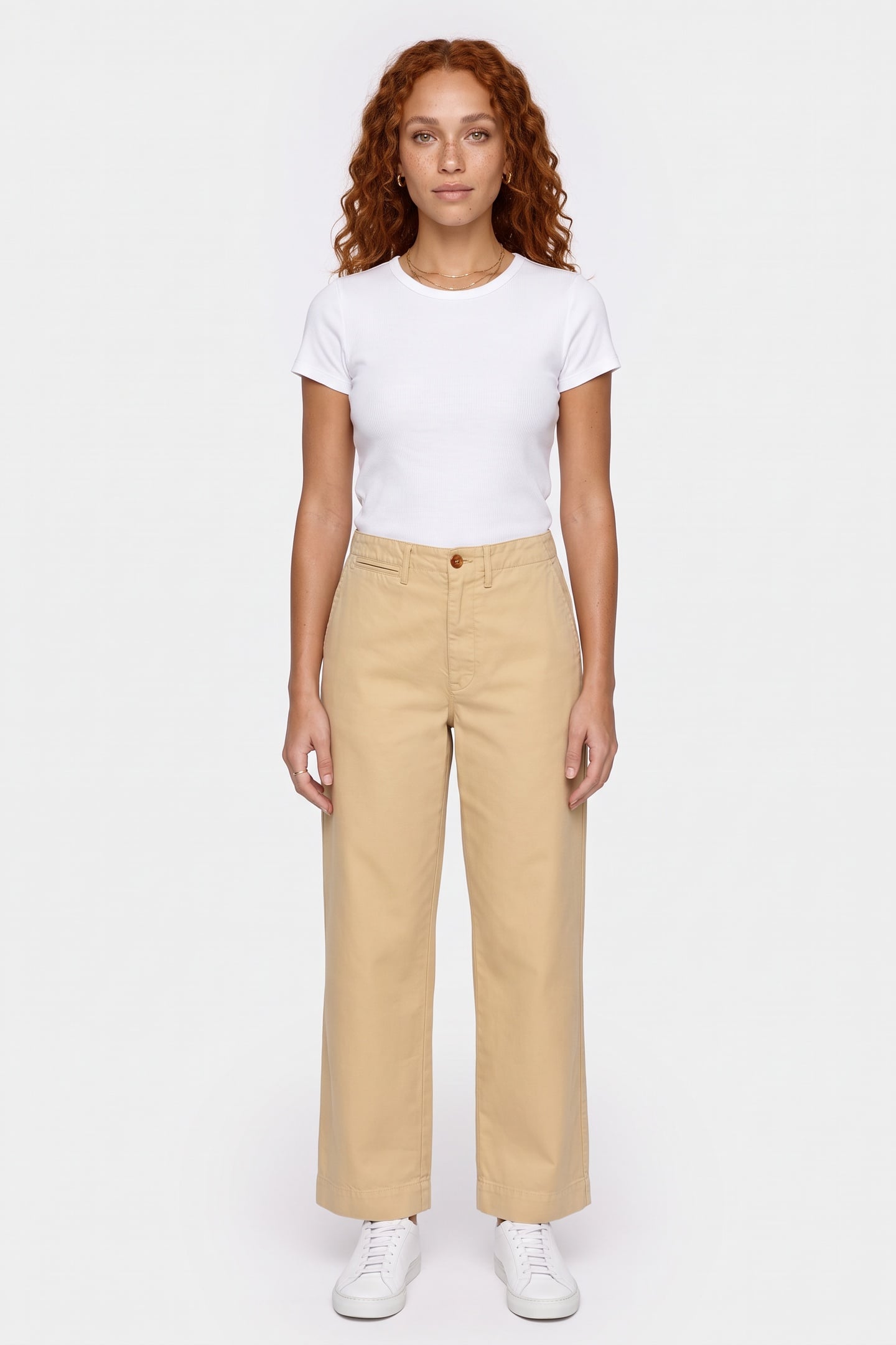 90S TROUSER WASHED KHAKI 1