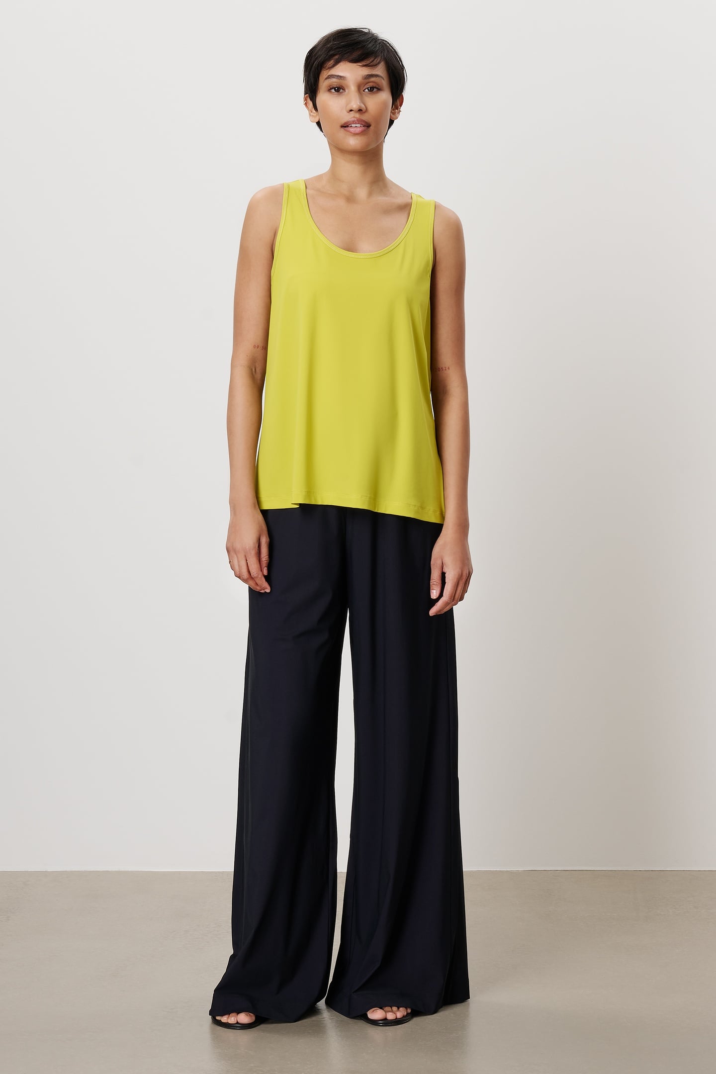AVA TANK TOP LIME GREEN 2