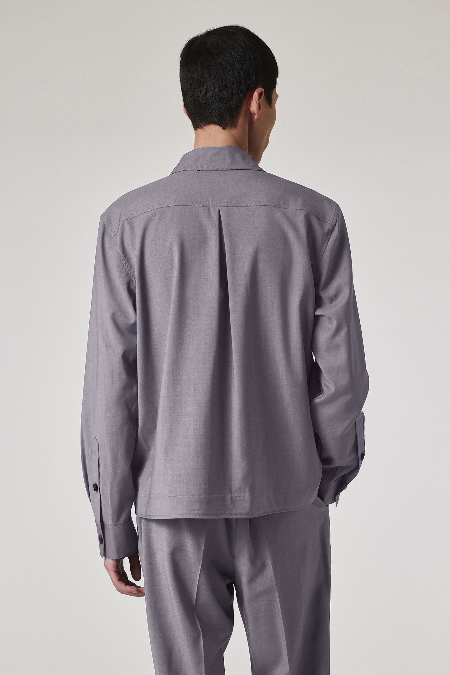 MENS ZIP SHIRT JACKET DARK VIOLET 6