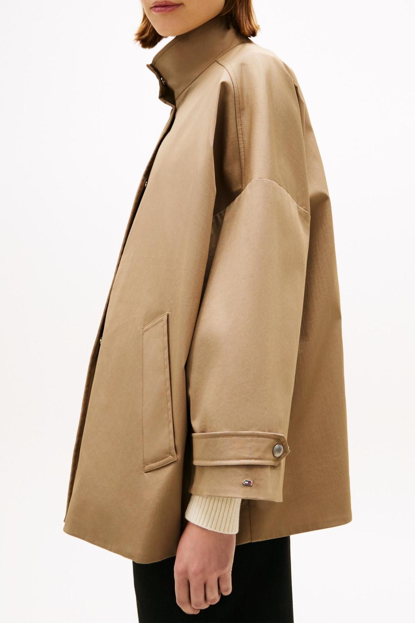 COTTON BLEND RELAXED JACKET BEIGE 5