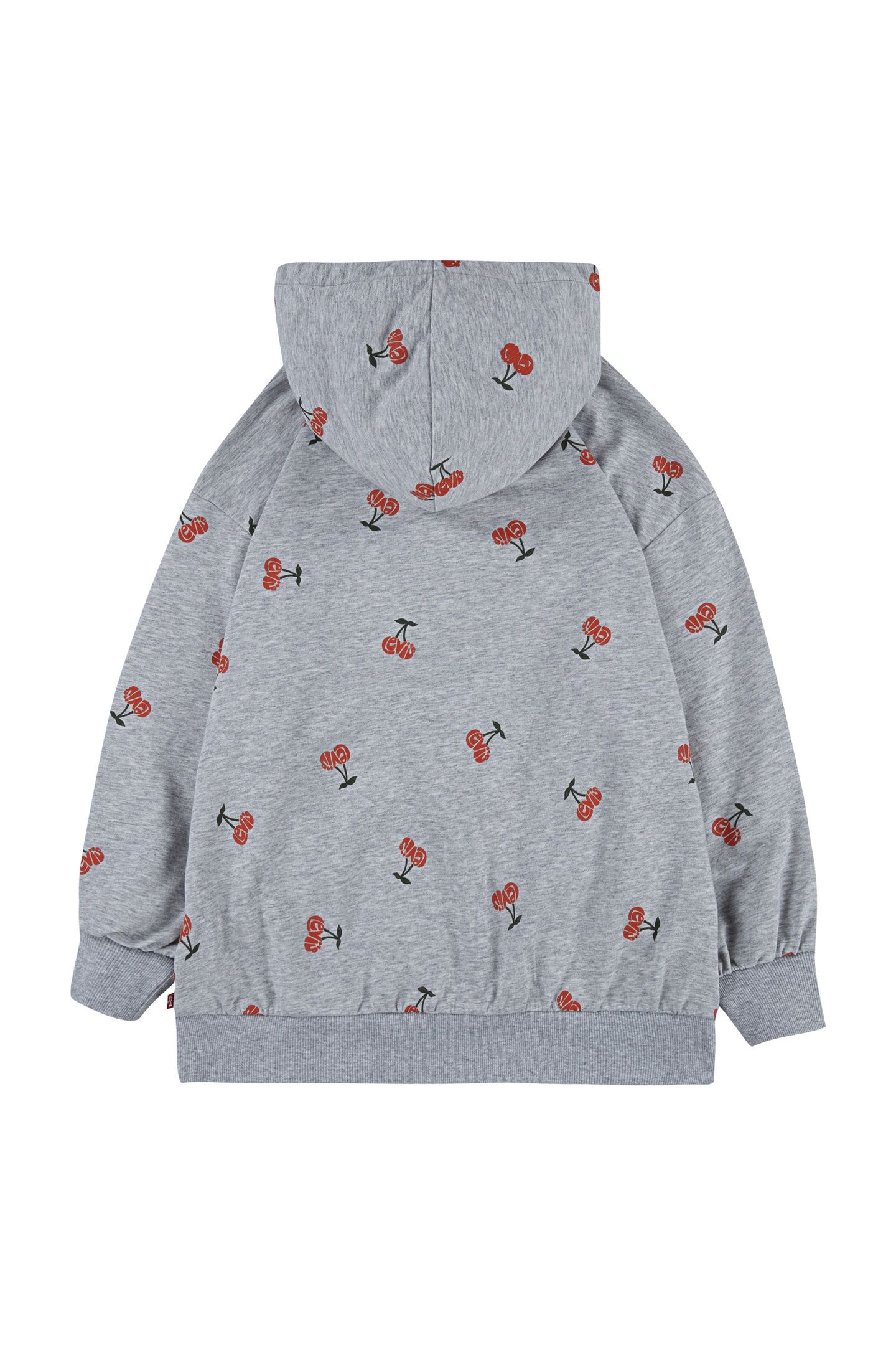 GIRLS OVERSIZED HOODIE GRAY HEATHER 2