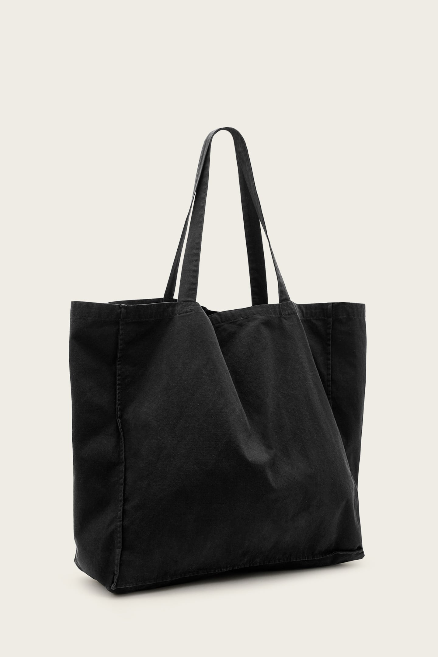 LARGE BIGGY TOTE BLACK 2