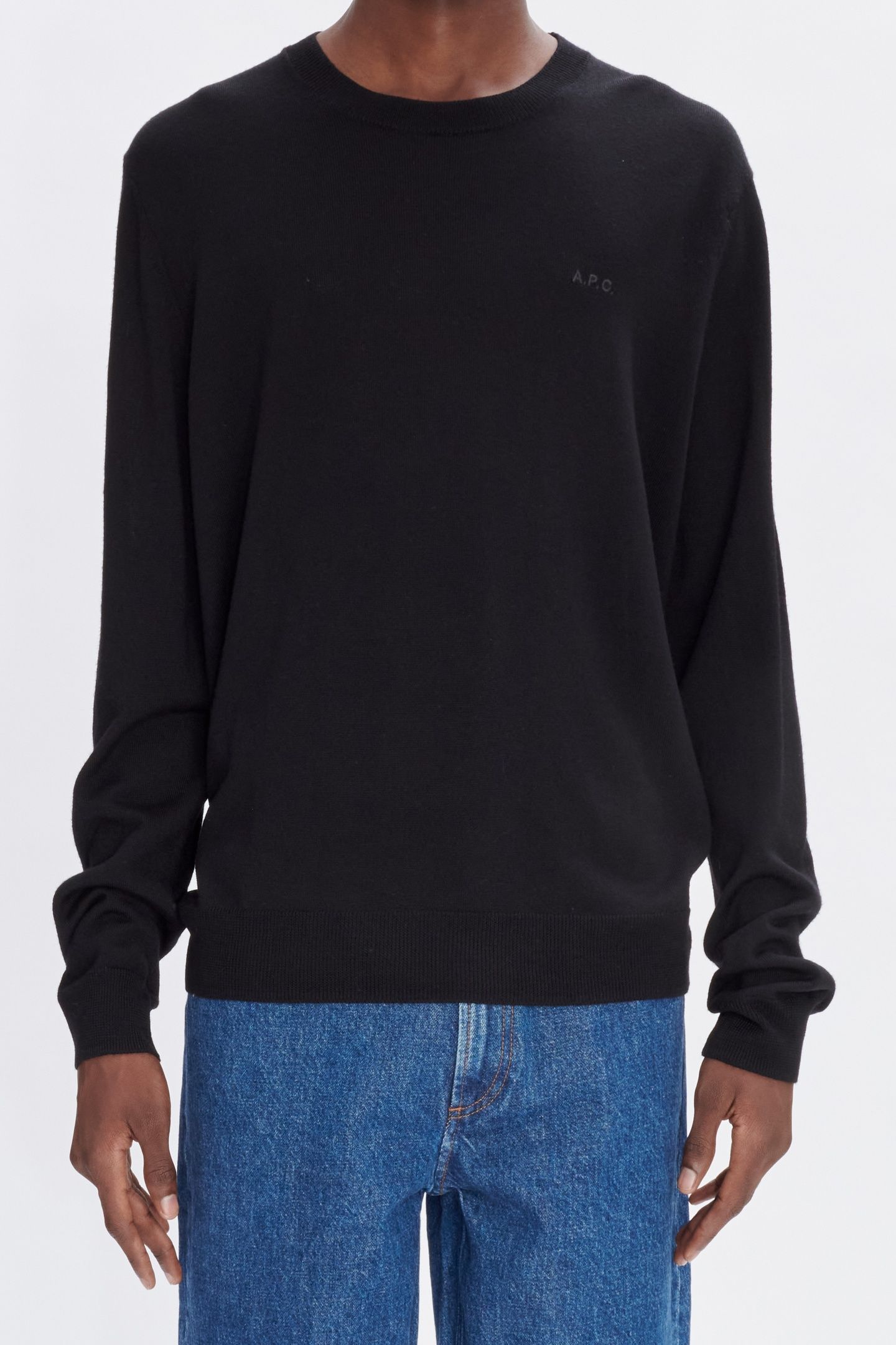 UNISEX SWEATER MATT LOGO BLACK 1