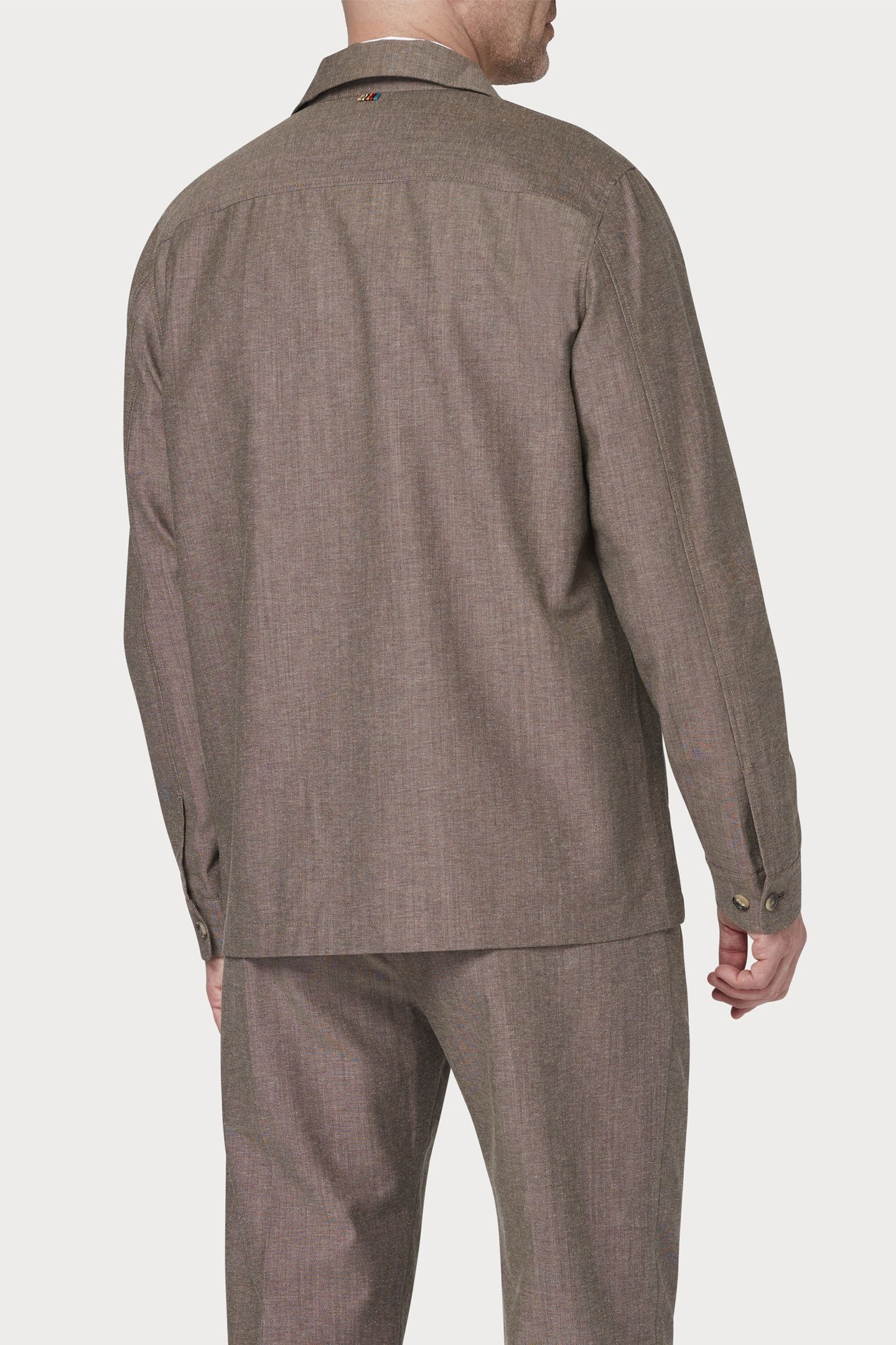 MENS SHIRT JACKET MEDIUM BEIGE 5