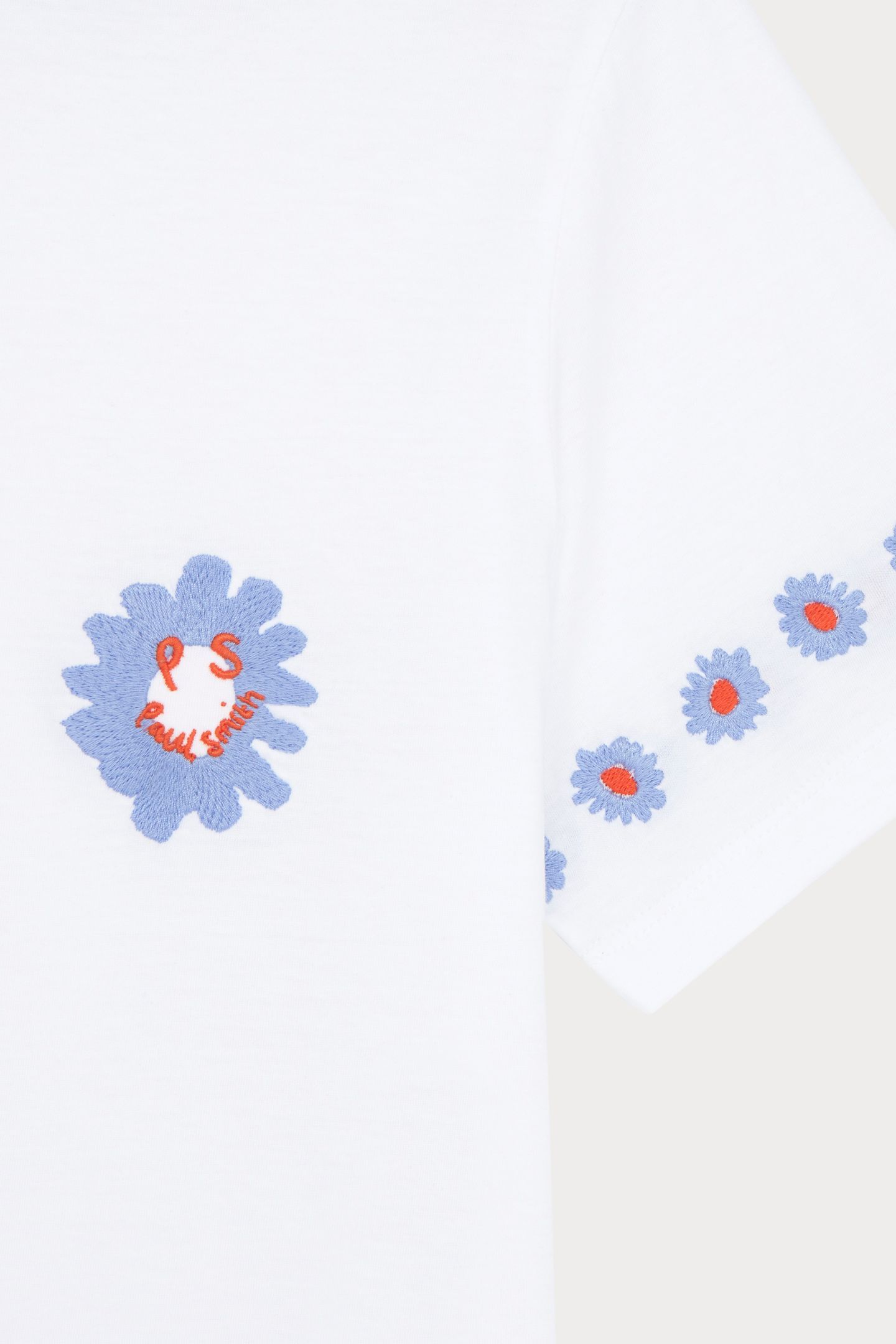 WOMENS DAISY EMB T-SHIRT WHITE 8