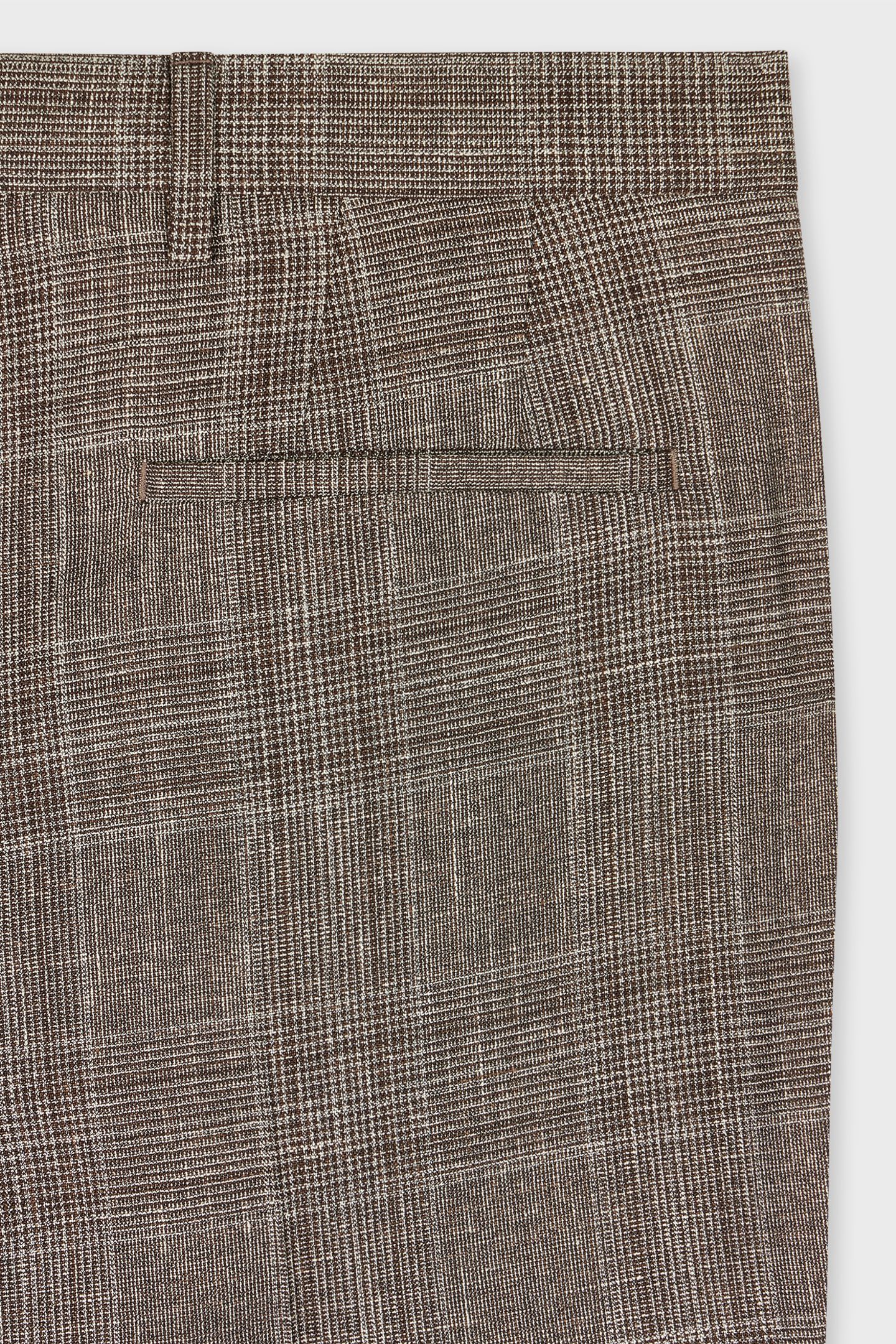 MENS SLIM FIT TROUSER GREY BEIGE 6