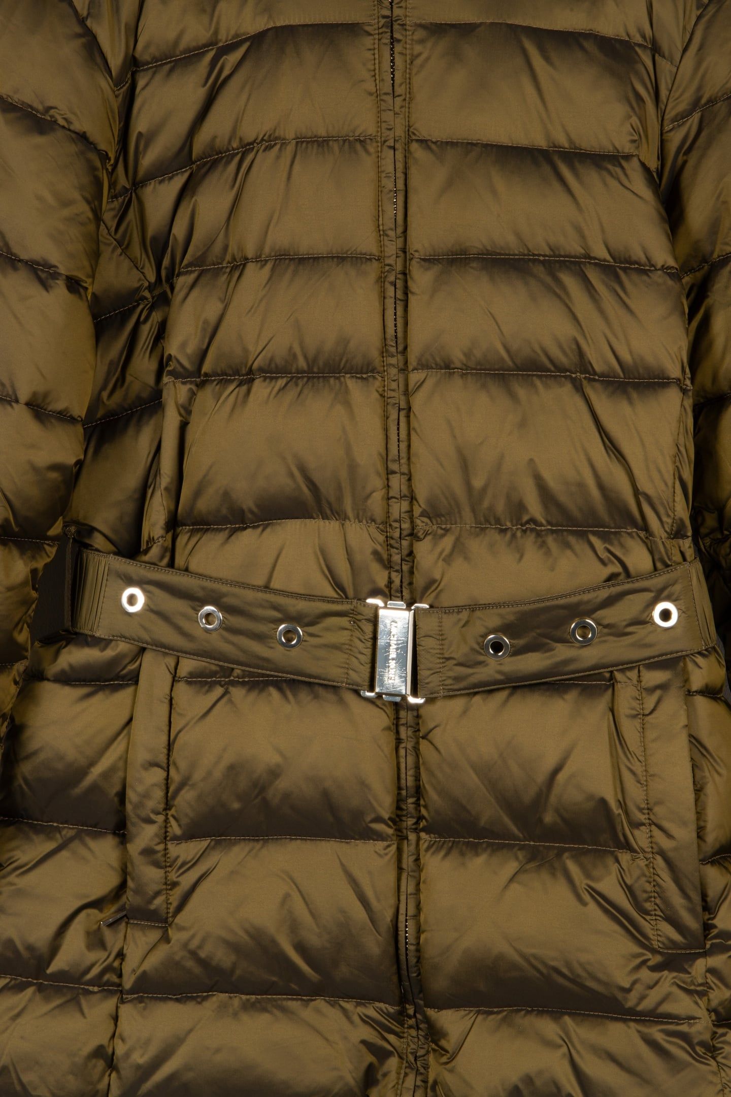 FAUX FUR TRIMMED BELTED PISTACHIO 4
