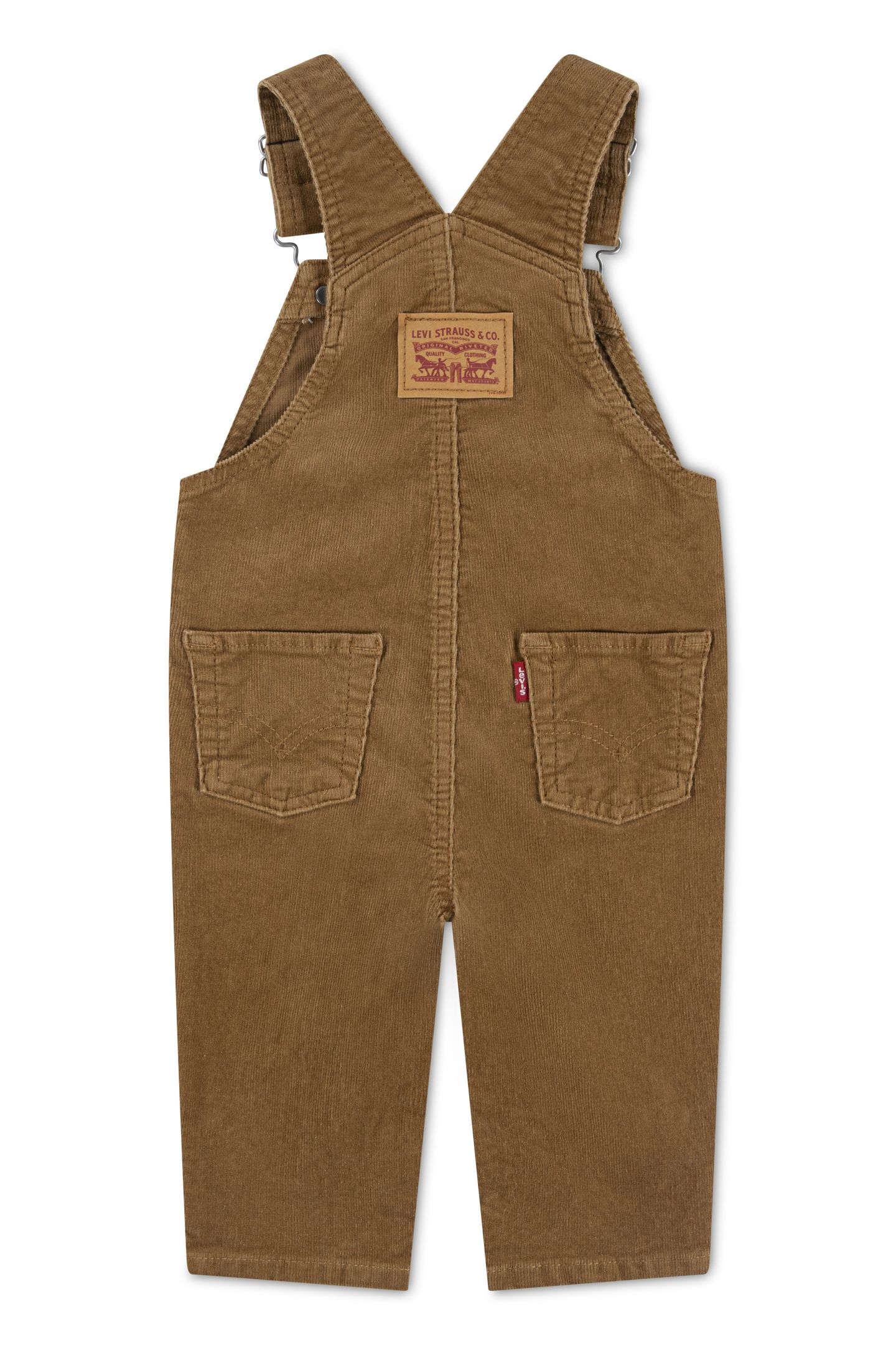 UNISEX CORDUROY OVERALL RODEO BROWN 2