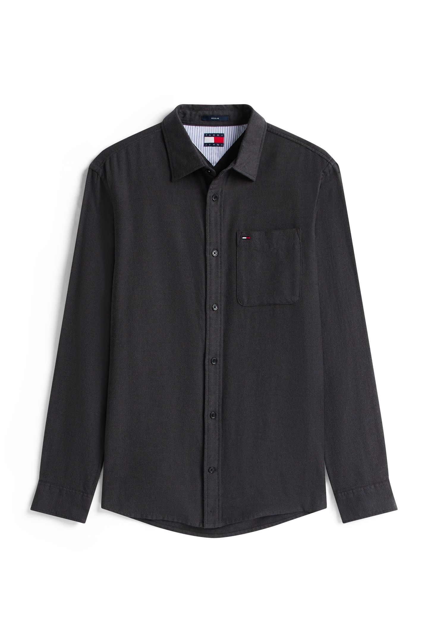 TJM REG FLANNEL SHIRT BLACK 4
