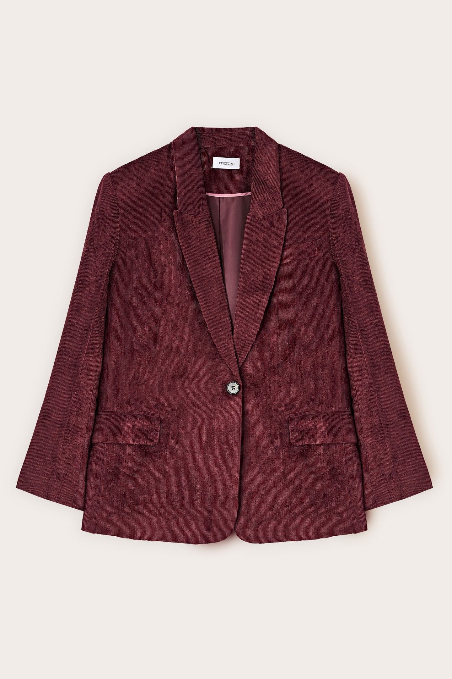 CORDUROY BLAZER BURGUNDY 4
