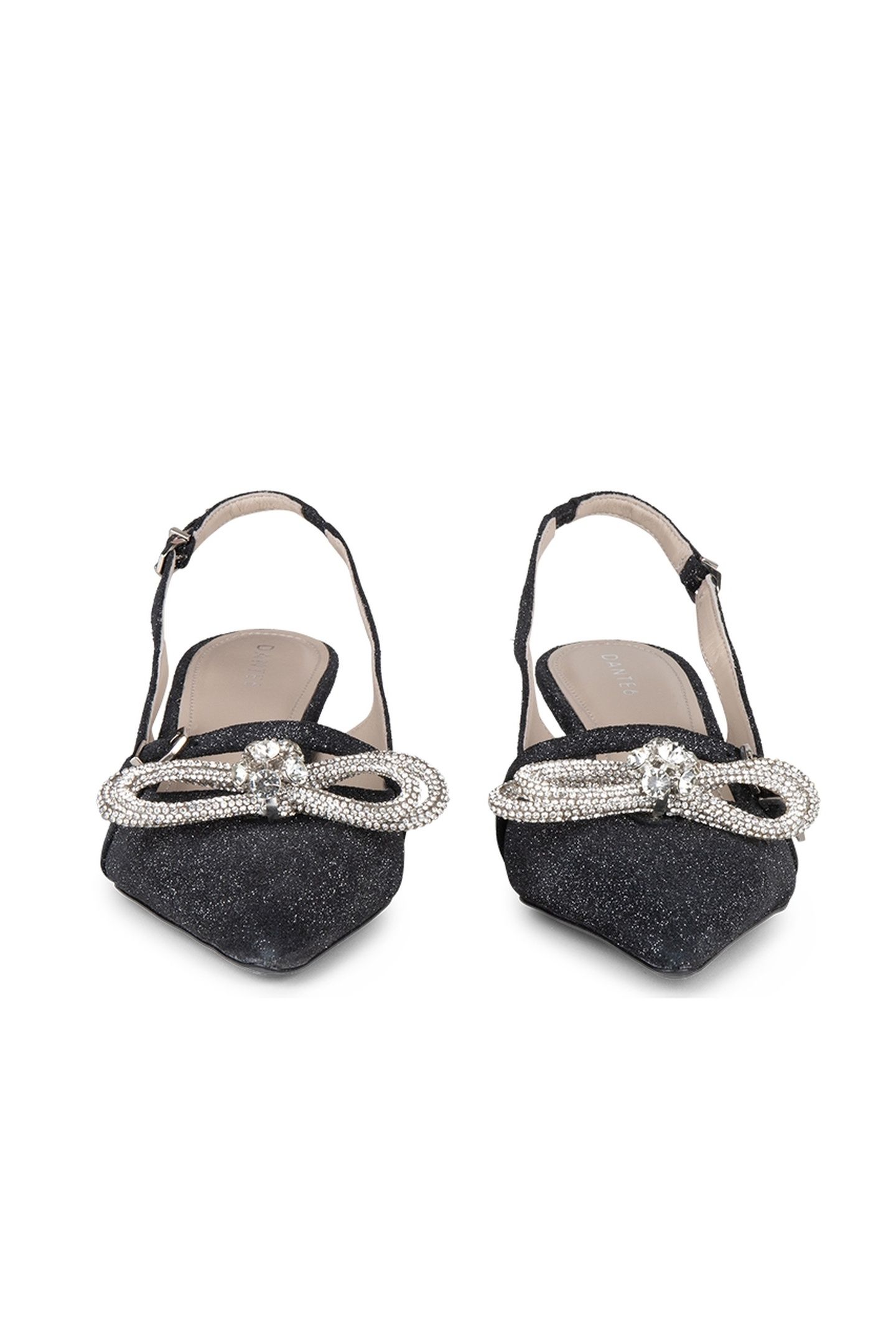 SHAY SUEDE SPARKLE PUMPS RAVEN 5