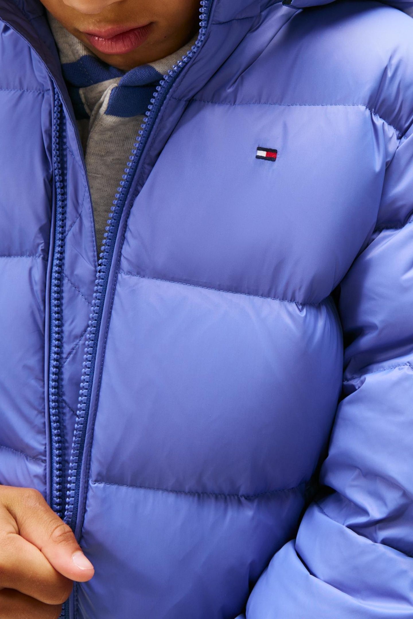 BOYS ESSENTIAL DOWN JACKET SOFT SAPPHIRE 6