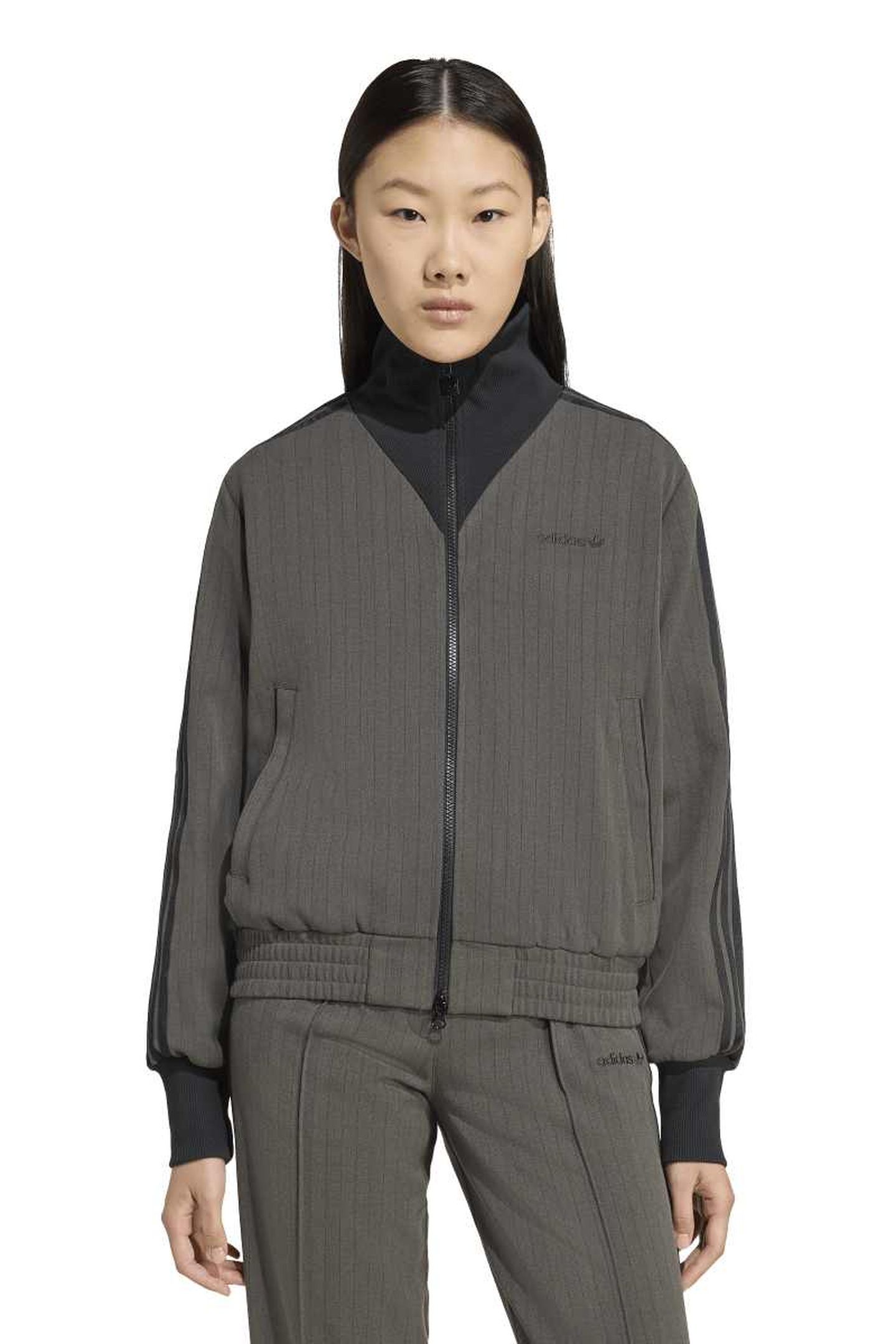 TAILORED TRACK TOP SHADOW OLIVE 1