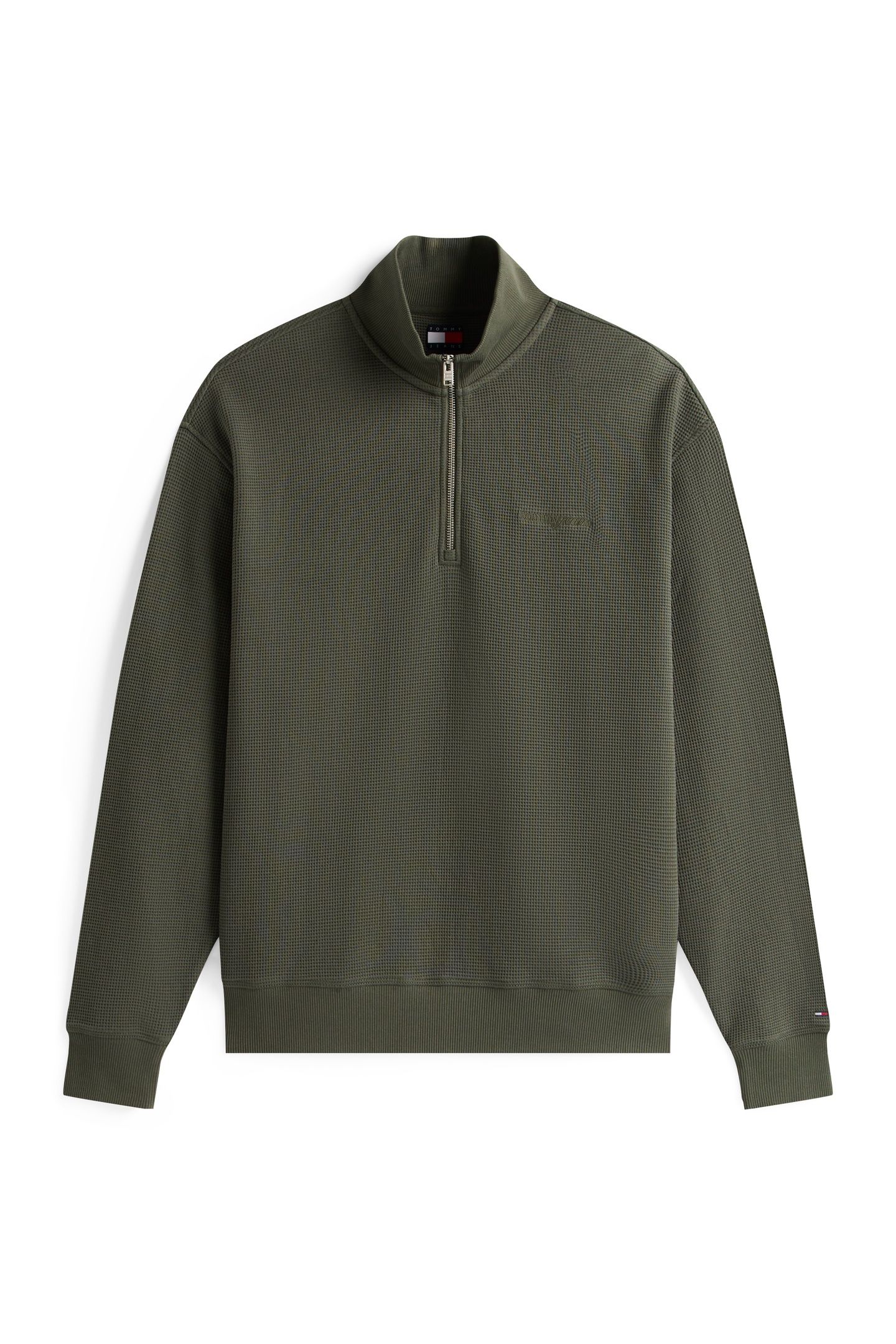 TJM RELAXED WAFFLE PEWTER GREEN 4