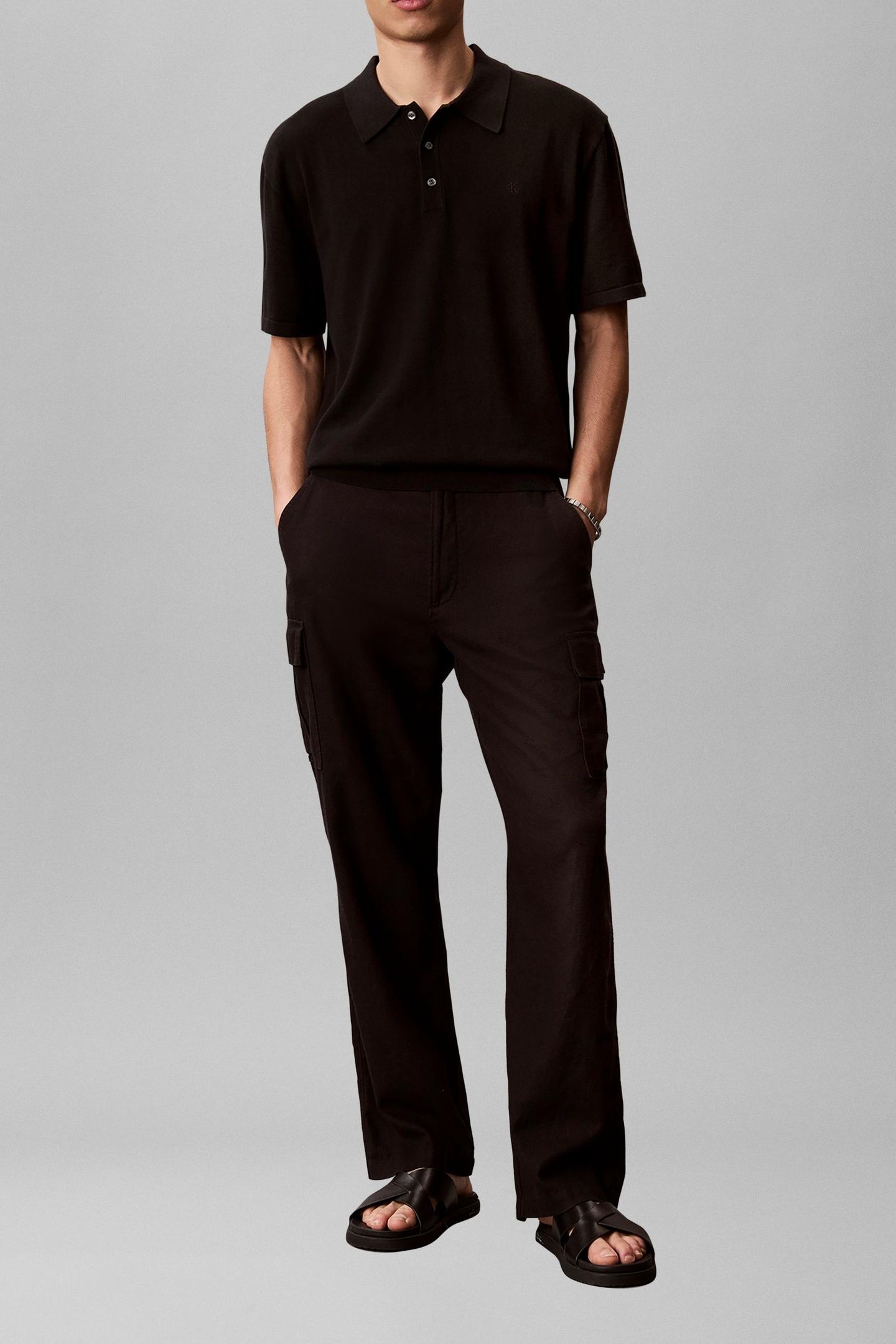 SS SUPIMA COTTON POLO BLACK 3