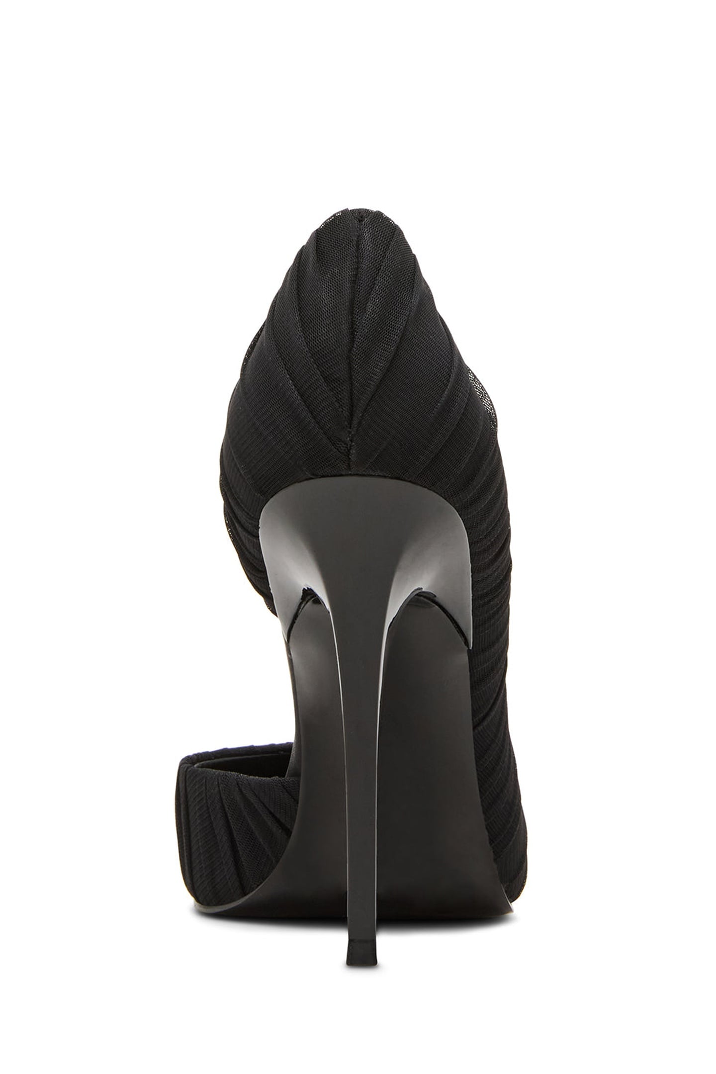 EVANGELINE PUMPS BLACK MESH 5