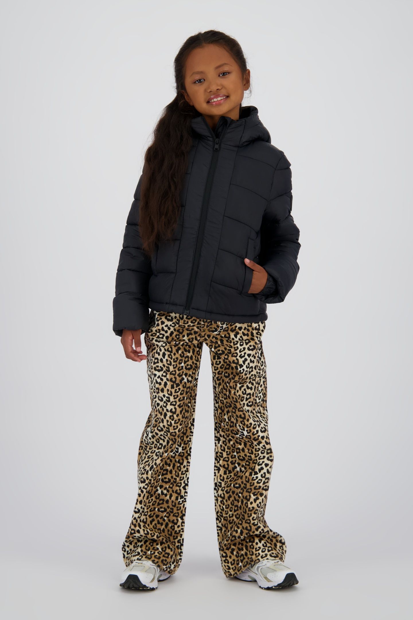 GIRLS TIENA JACKET OUTDOOR DEEP BLACK 1
