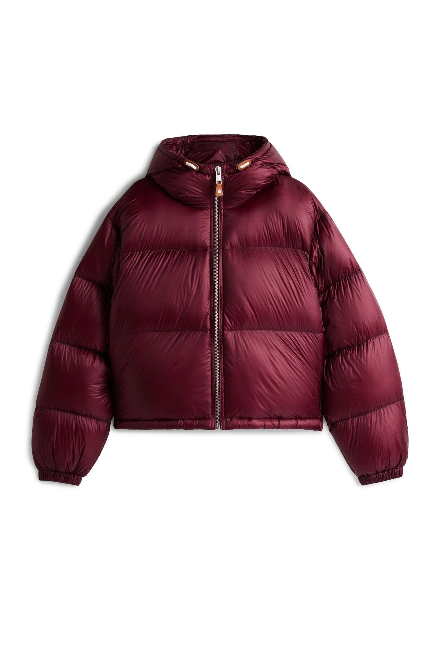 SUPER LIGHT HIGH WAISTED DOWN DEEP BURGUNDY 3