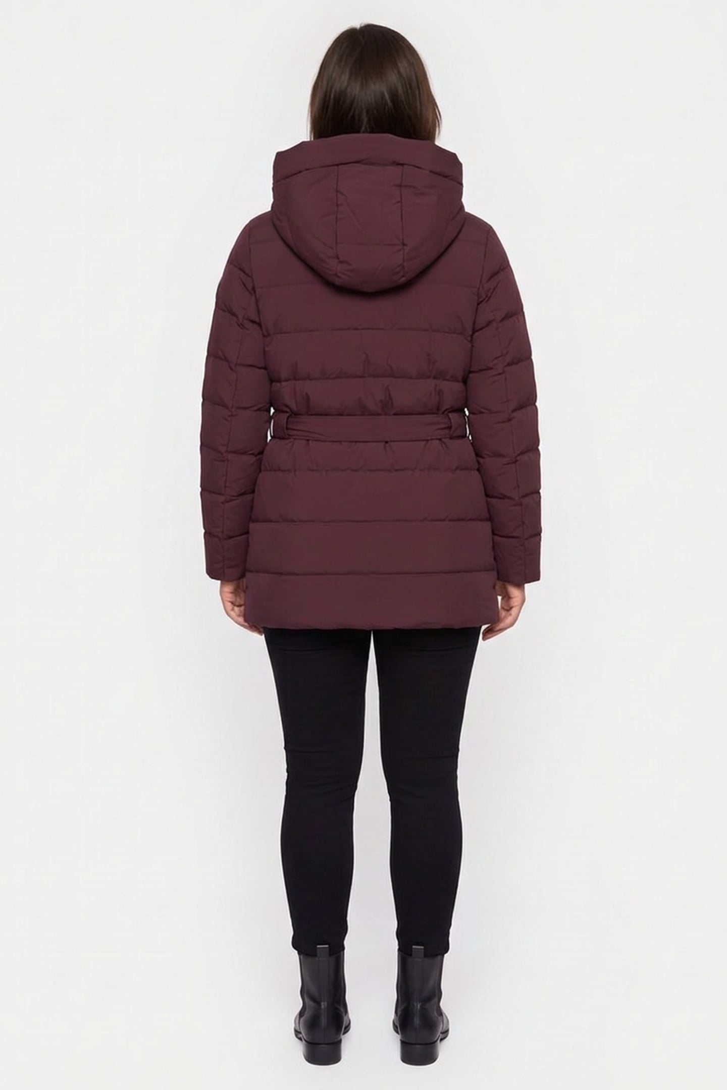 BELTED HORIZONTAL QUILTED MERLOT 2