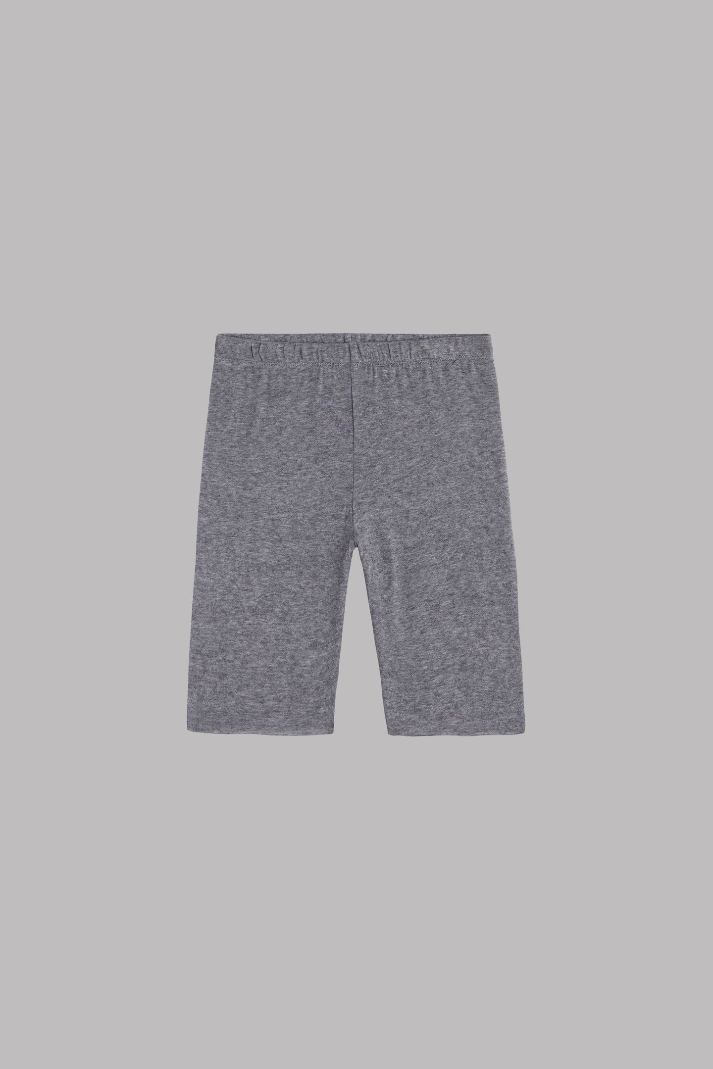 THE GREY SOFT BIKER SHORTS 1