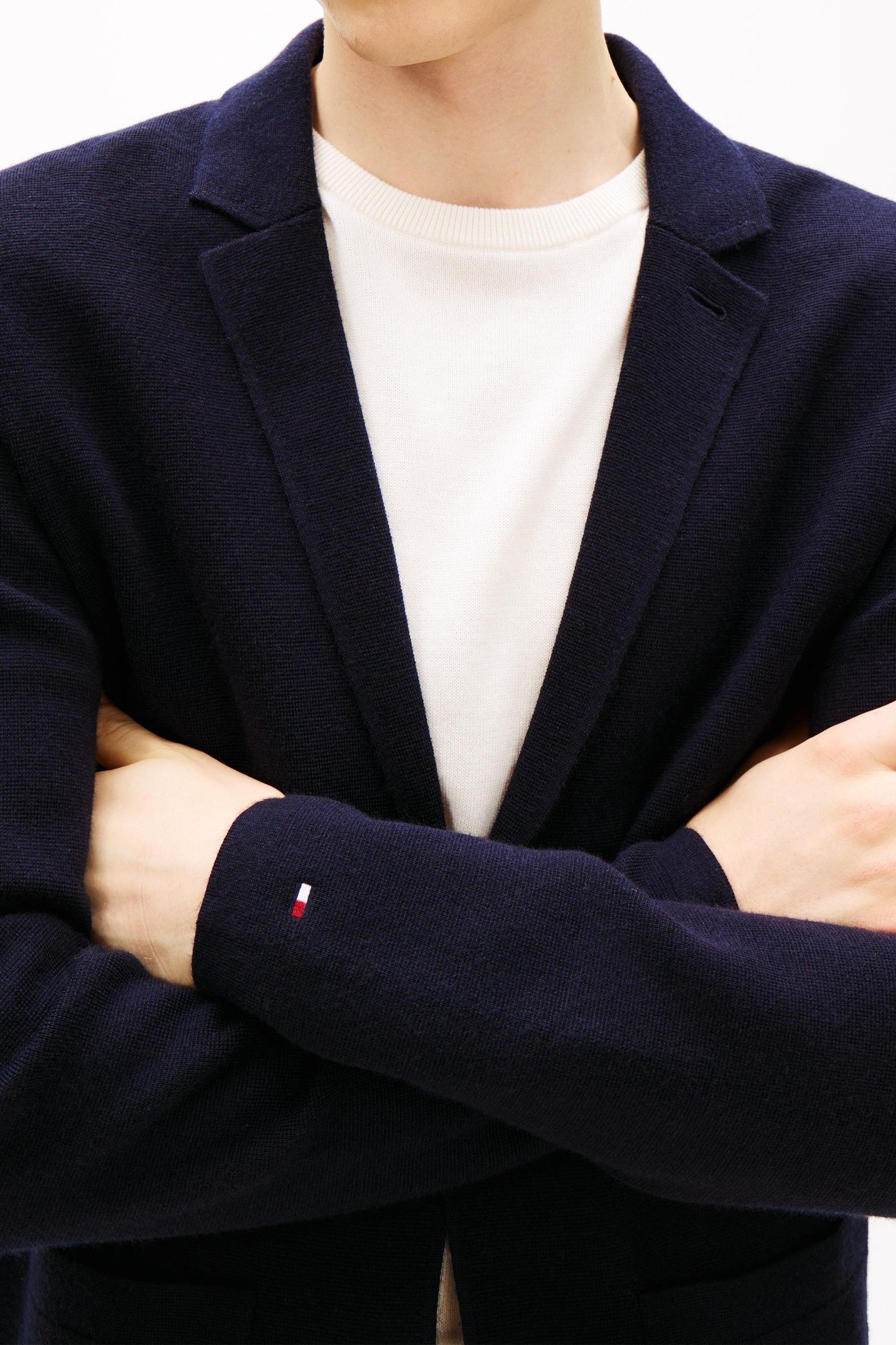 DC KNITTED BLAZER DESERT SKY 5