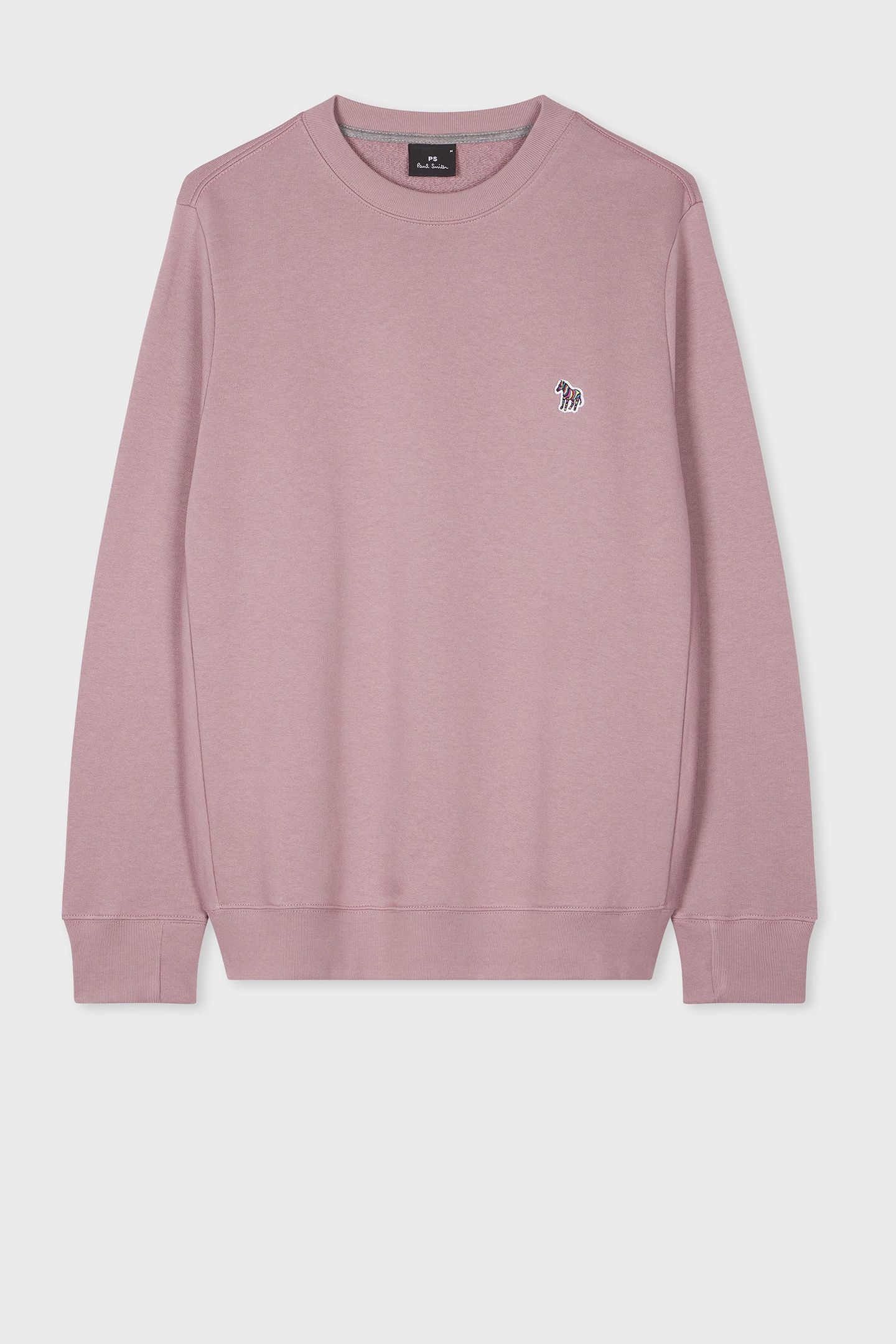 MENS REG FIT SWEATSHIRT ZEBRA MAUVE 4